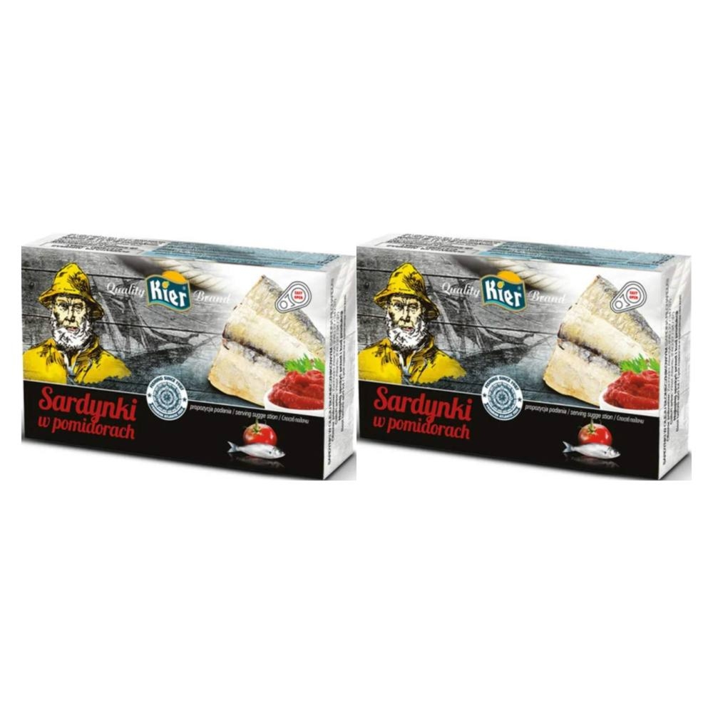2 x Sardynki w Pomidorach 120 g (88 g) - Kier