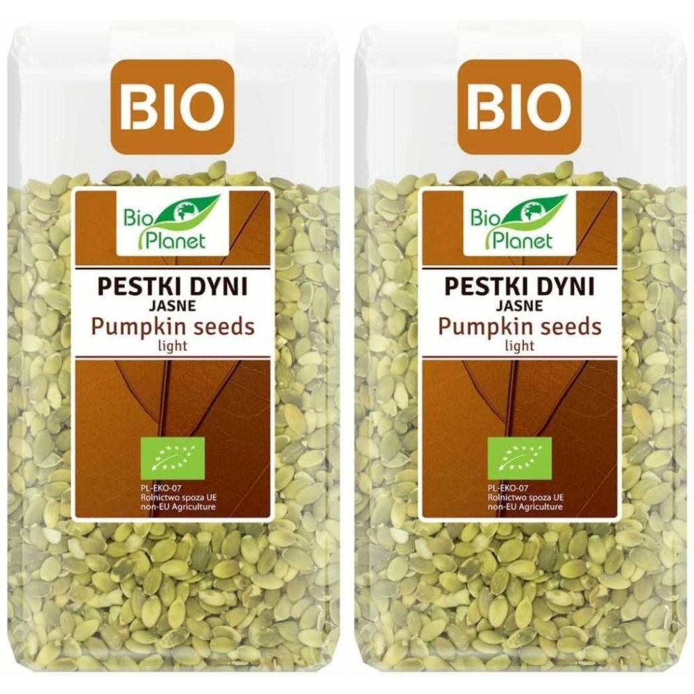2 x Pestki Dyni Łuskane Jasne Bio 350 g - Bio Planet