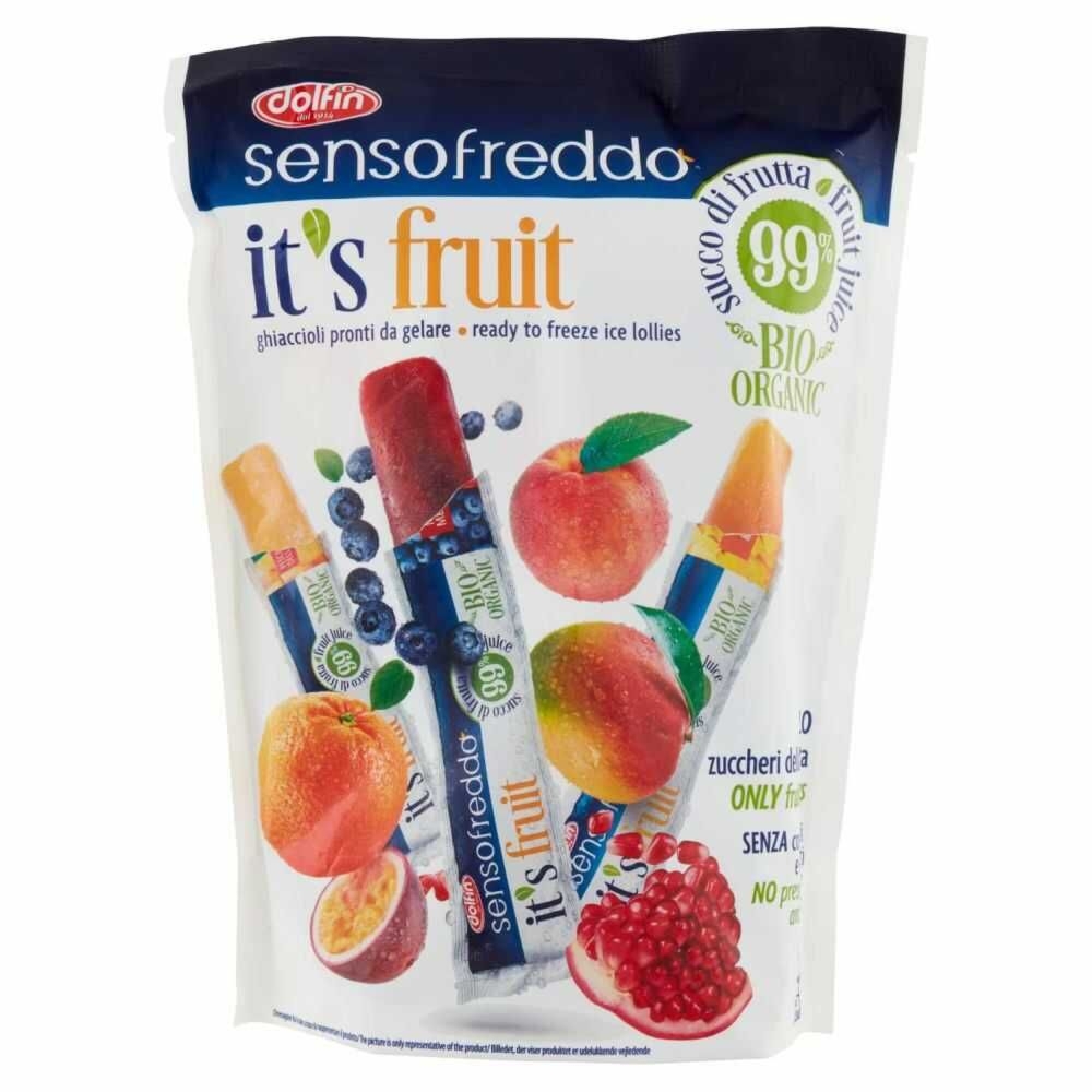 Lody Owocowe do Zamrożenia Bio 400 ml (10x 40 ml) - Sensofreddo