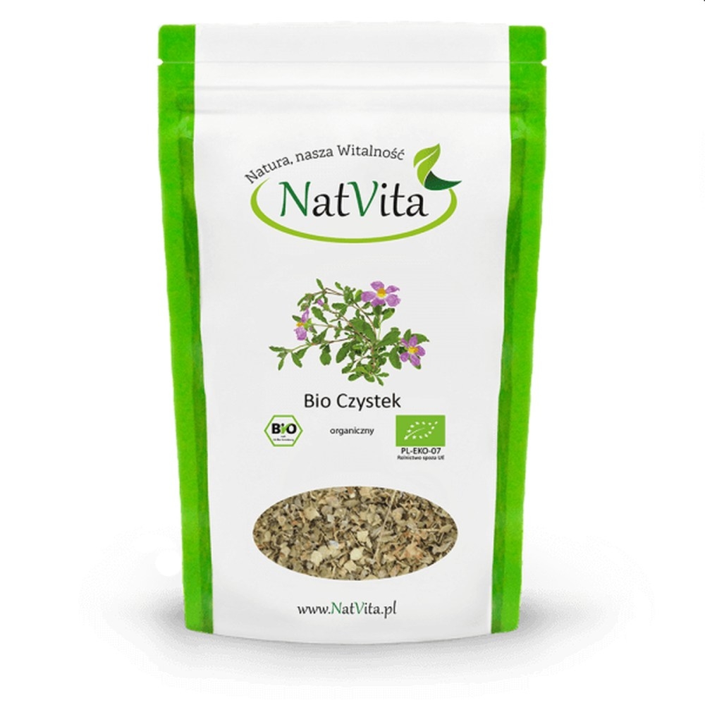Czystek Turecki Pocięty Bio 500 g - Natvita - Turcja
