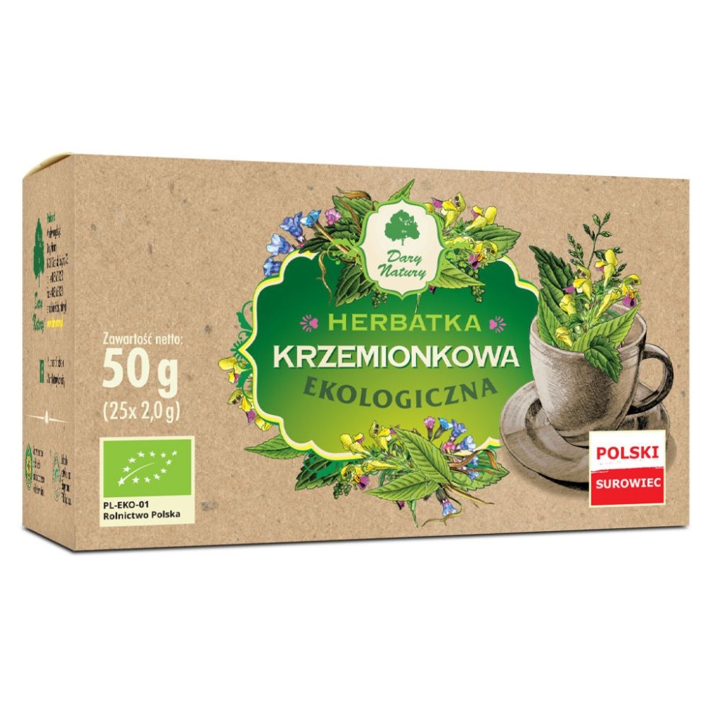 Herbatka Krzemionkowa Eko 50 g (25x 2 g) - Dary Natury