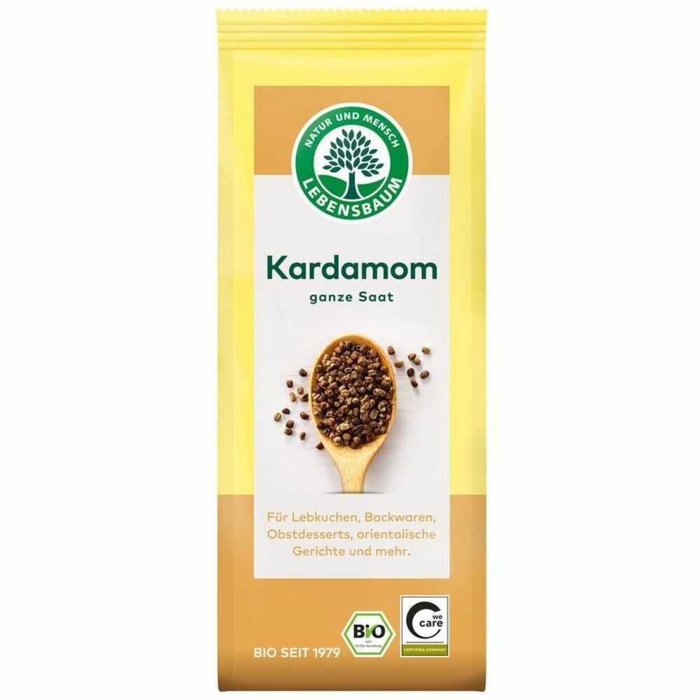 Kardamon Ziarno Bio 50 g - Lebensbaum