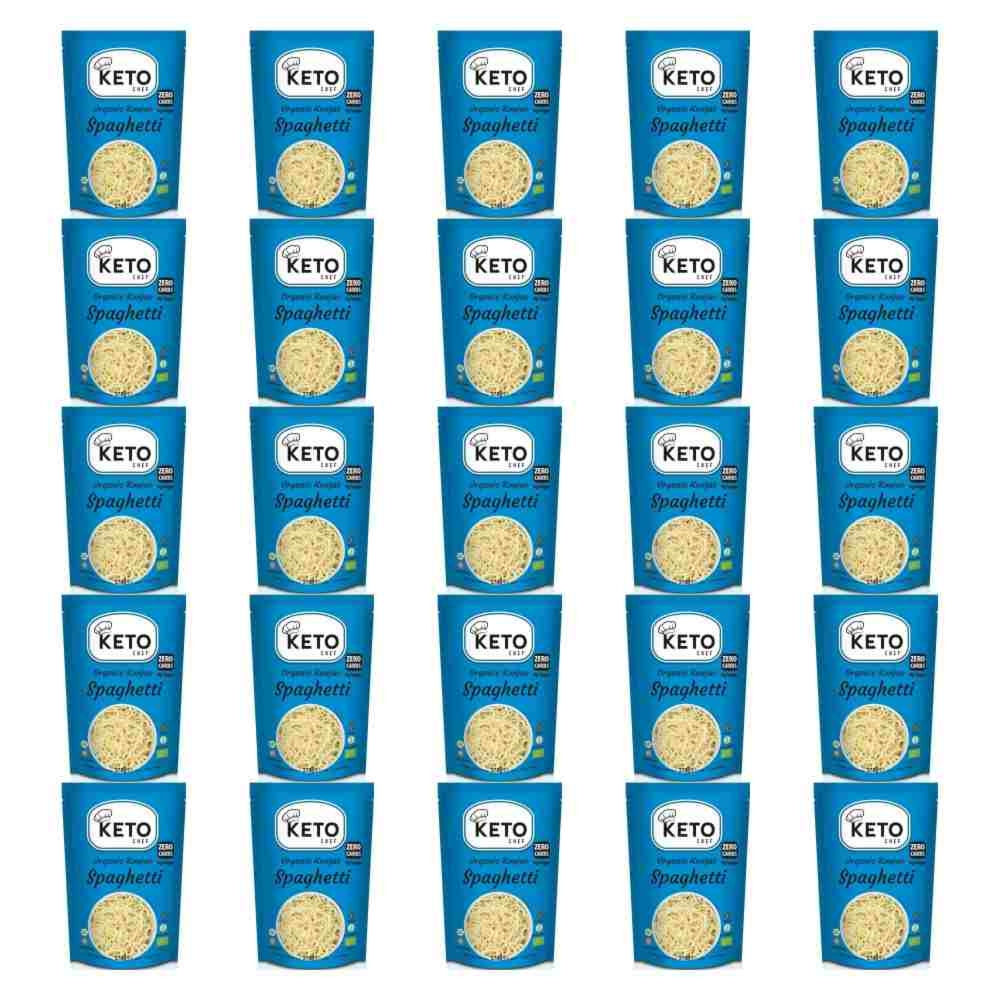 25 x Makaron Keto (Konjac Typu Noodle Spaghetti) Bio 270 g (200 g) - Keto Chef