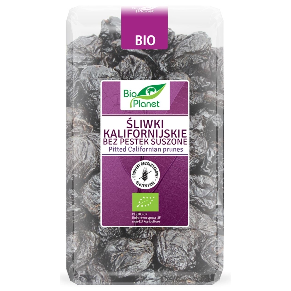 Śliwki Kalifornijskie Bez Pestek Bezglutenowe Bio 1 kg - Bio Planet