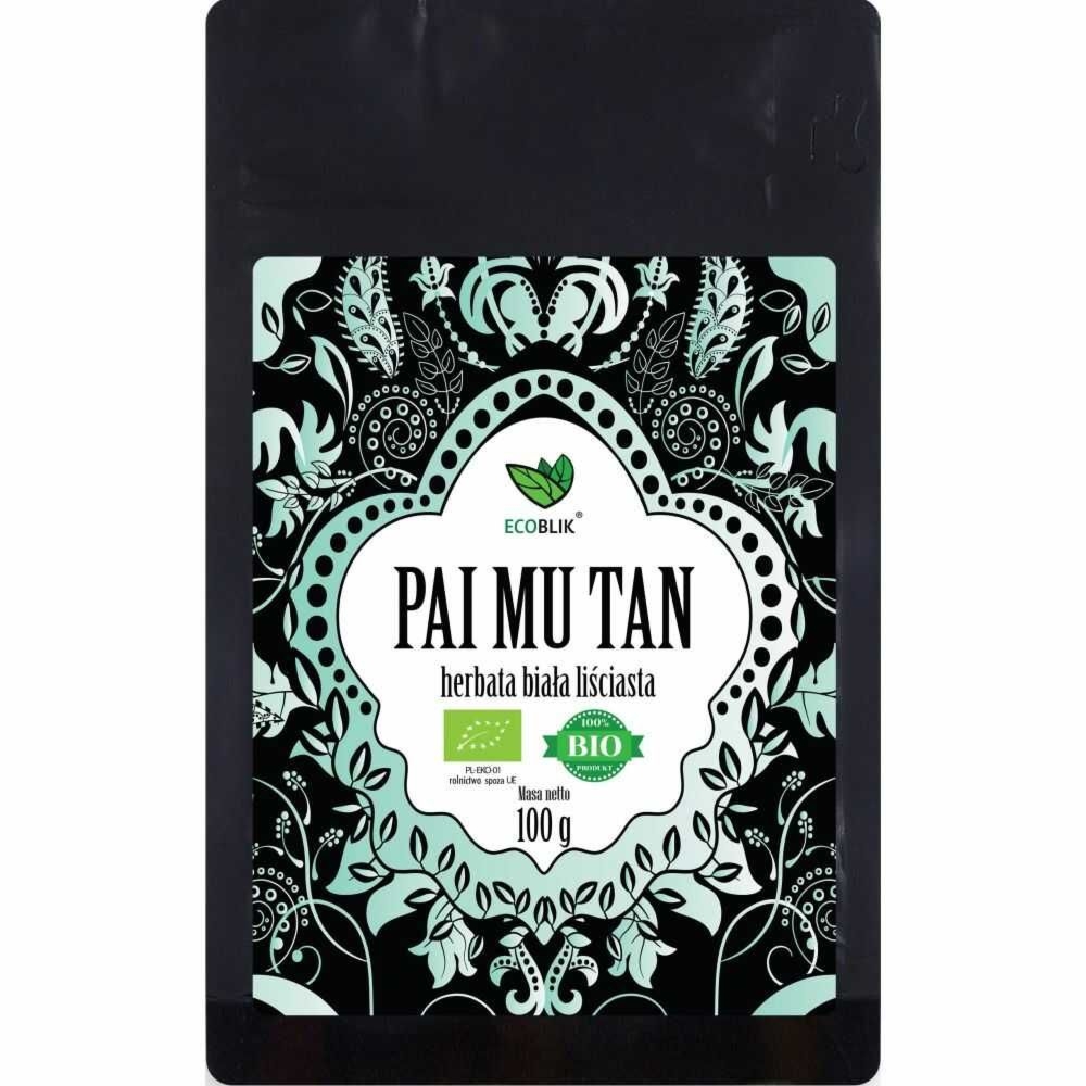 Herbata Biała Liściasta PAI MU TAN EKO 100 g - EcoBlik