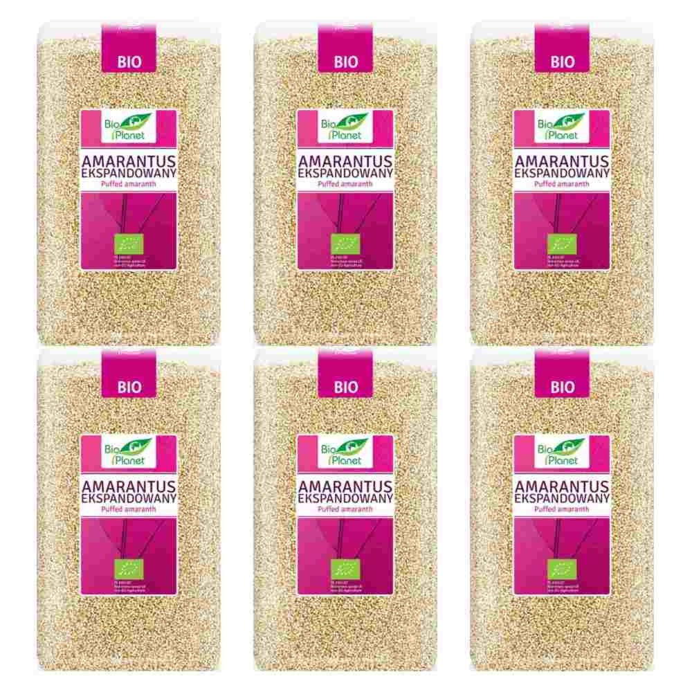 6 x Amarantus Ekspandowany Bio 150 g - Bio Planet