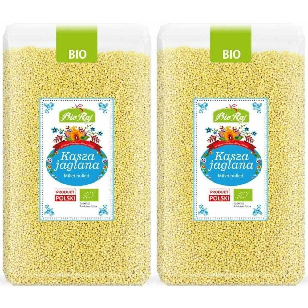 2 x Polska Kasza Jaglana Bio 1 kg - Bio Raj