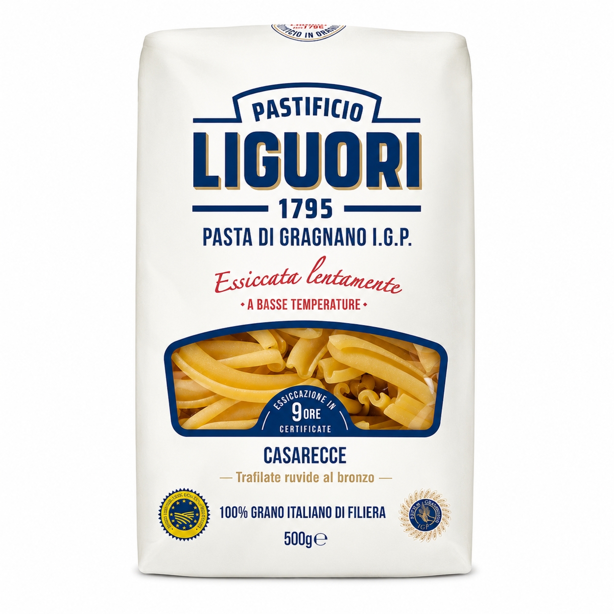 Makaron Casarecce z Pszenicy Durum Pasta di Gragnano IGP 500 g Liguori