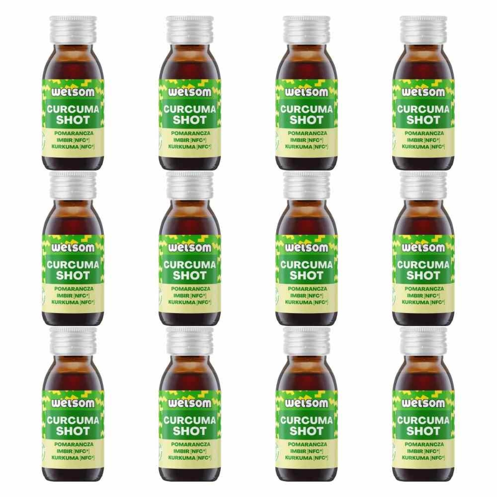12 x Shot Curcuma (Pomarańcza, Imbir, Kurkuma) 60 ml - Welsom