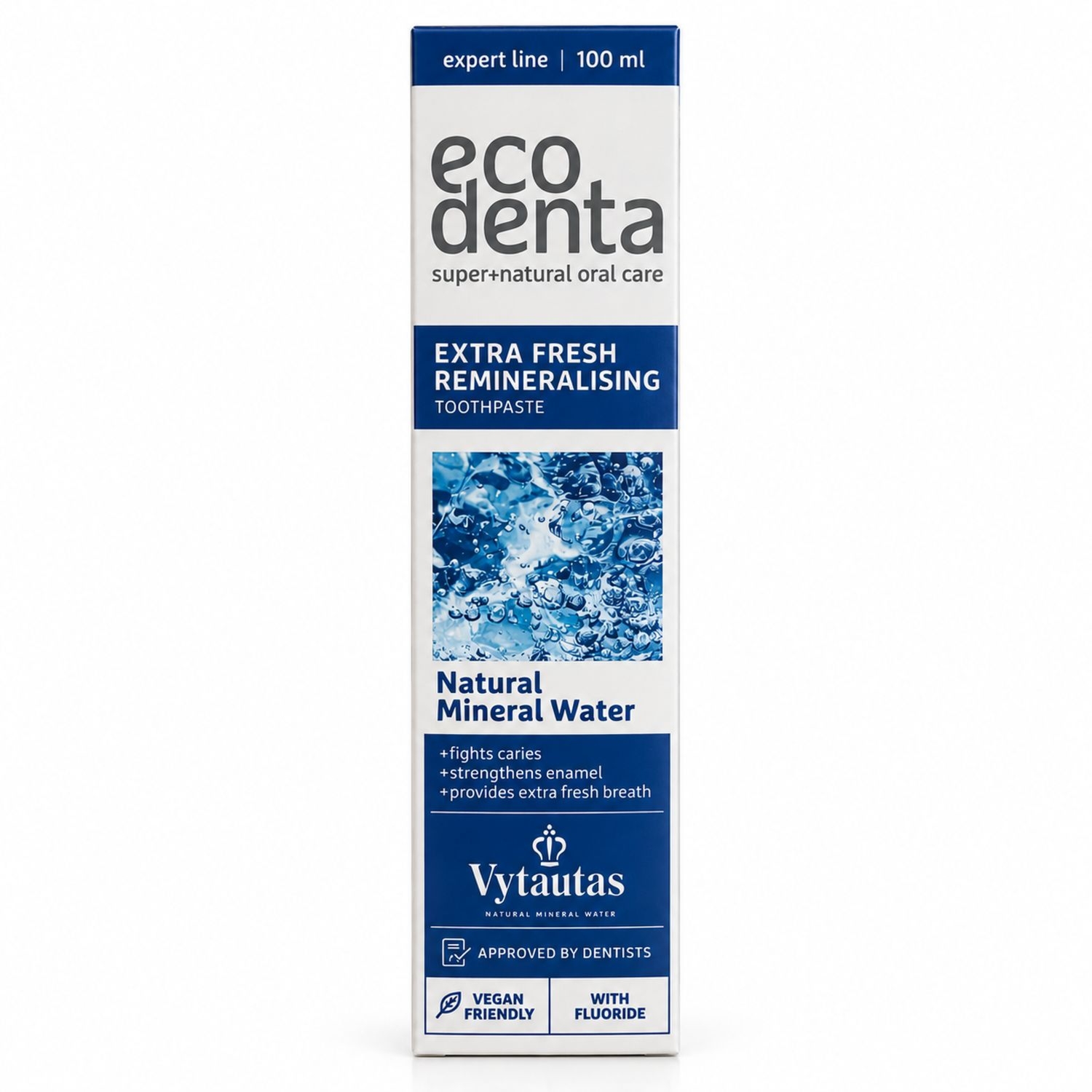 Pasta do Zębów Remineralizująca Extra Fresh z Fluorem 100 ml - Ecodenta