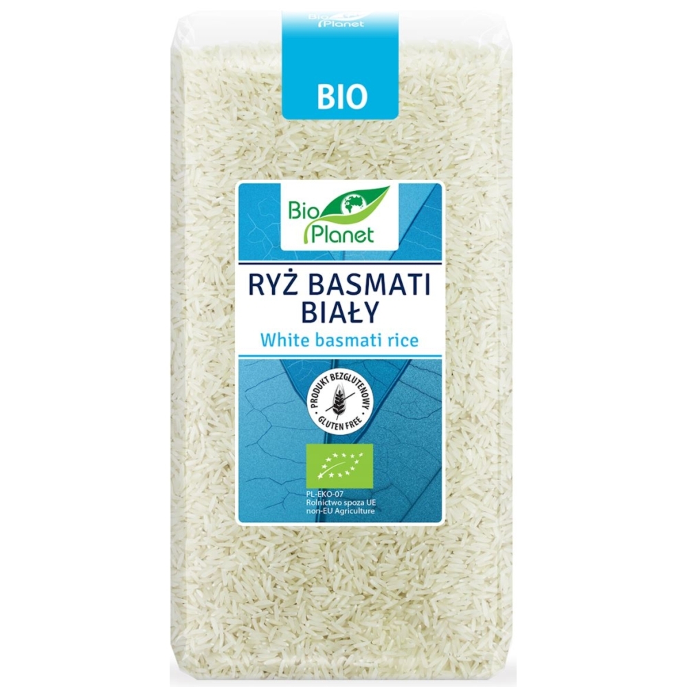 Ryż Basmati Biały Bezglutenowy Bio 500 g - Bio Planet