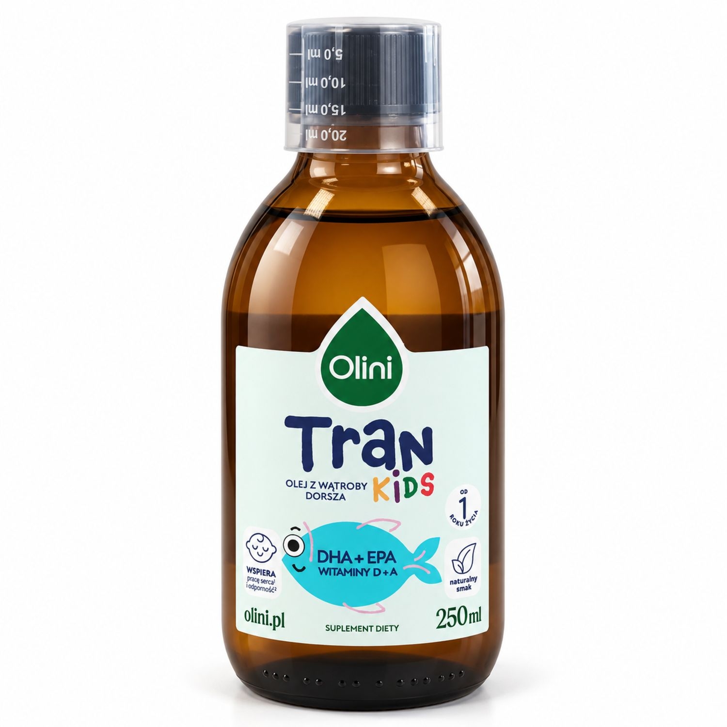 Tran Dla Dzieci 250 ml - Olini (COLD)
