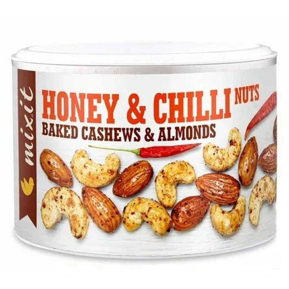 Honey and  Chilli Pieczone Orzechy z Miodem i Chili 140 g - MIXIT