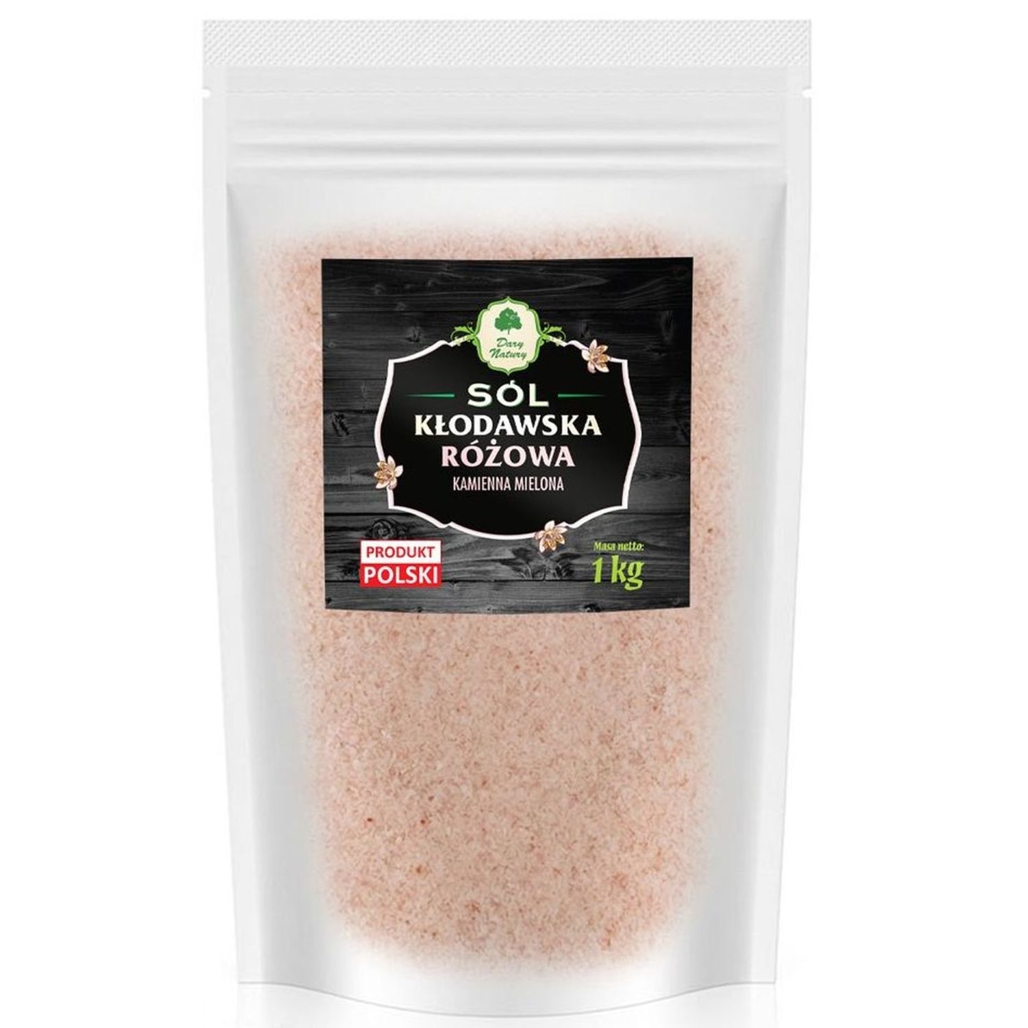 Sól Kłodawska Różowa Mielona 1 kg - Dary Natury