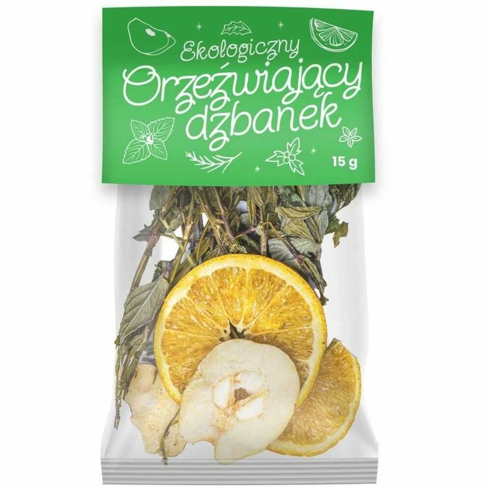 Herbatka Ziołowo - Owocowa Orzeźwiający Dzbanek EKO 15 g - Dary Natury