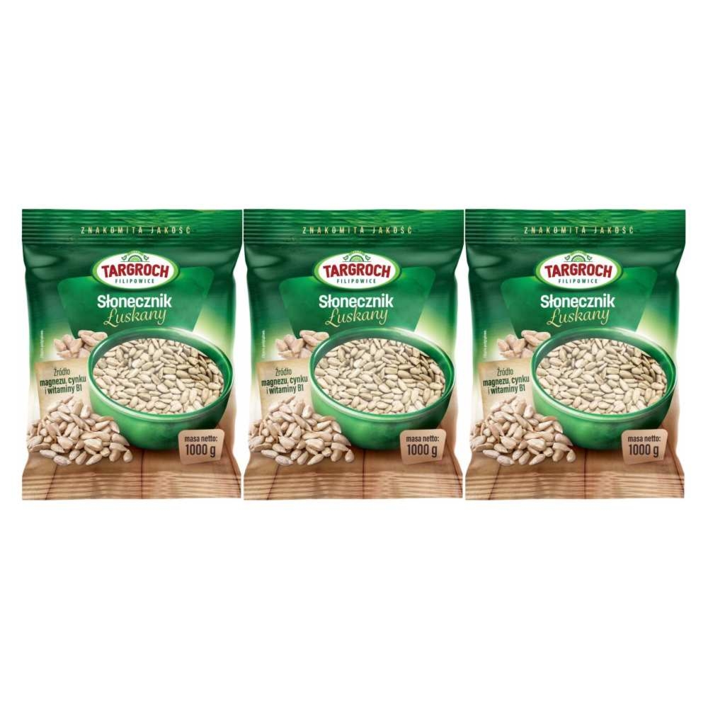 Zestaw 3 x Słonecznik Łuskany 1 kg - Targroch