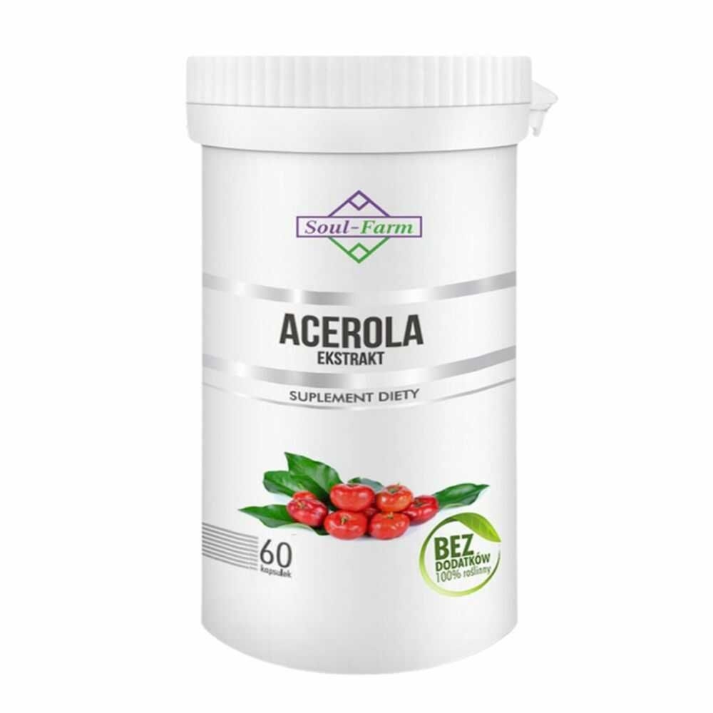 Acerola Ekstrakt 60 Kapsułek  - Soul Farm