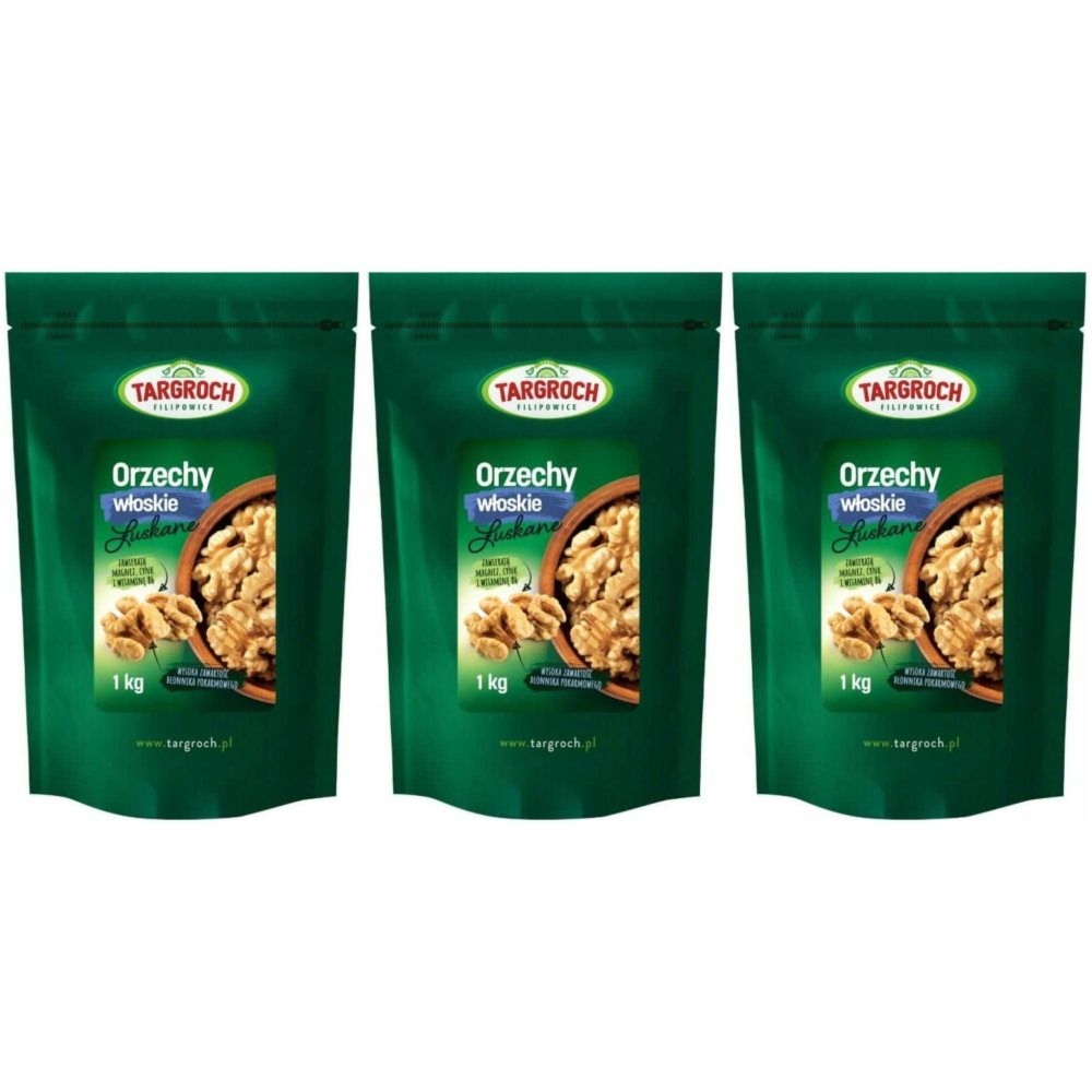 3 x Orzechy Włoskie Łuskane 1 kg - Targroch