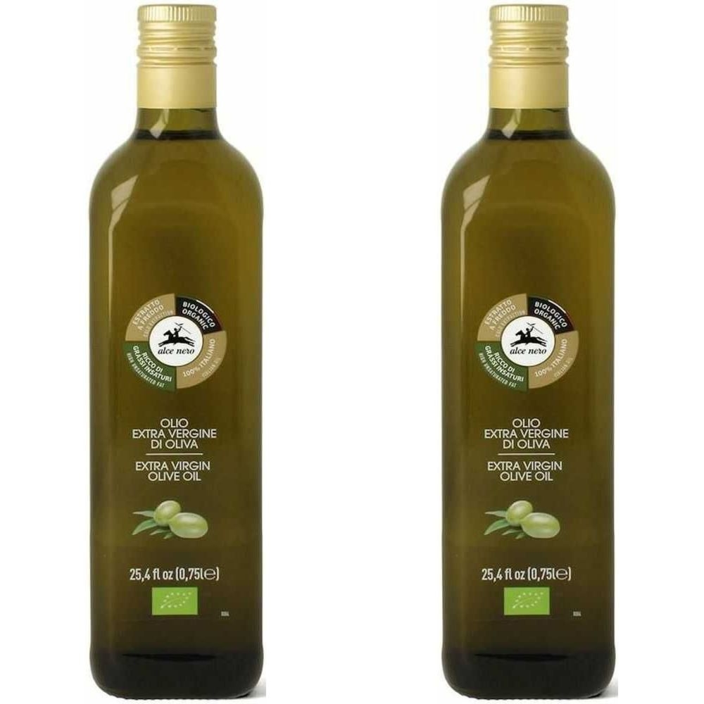 2 x Oliwa Z Oliwek Extra Virgin Bio 750 ml - Alce Nero