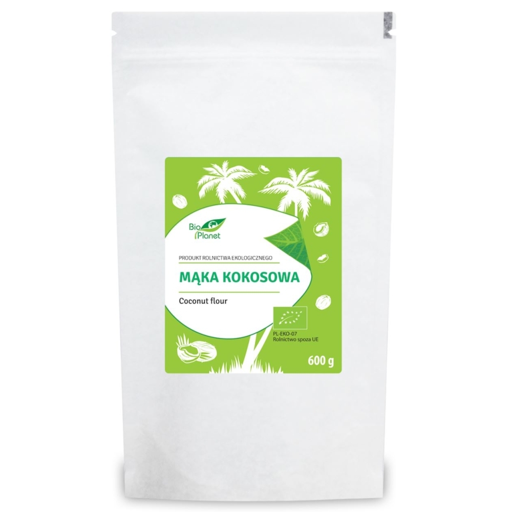 Mąka Kokosowa Bio 600 g - Bio Planet 