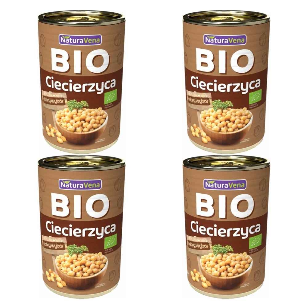 4 x Ciecierzyca w Puszce BIO 400 g - NaturAvena