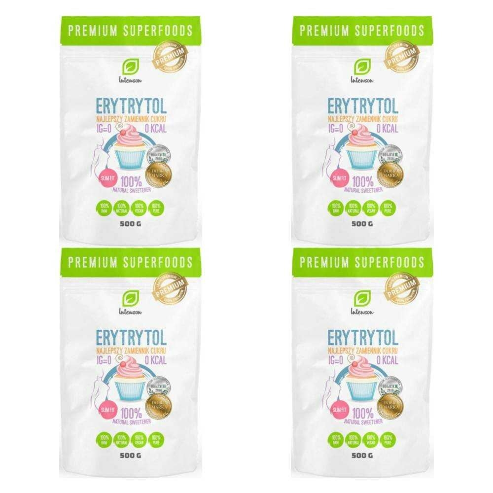 4 x Erytrol 500 g Erytrytol Intenson