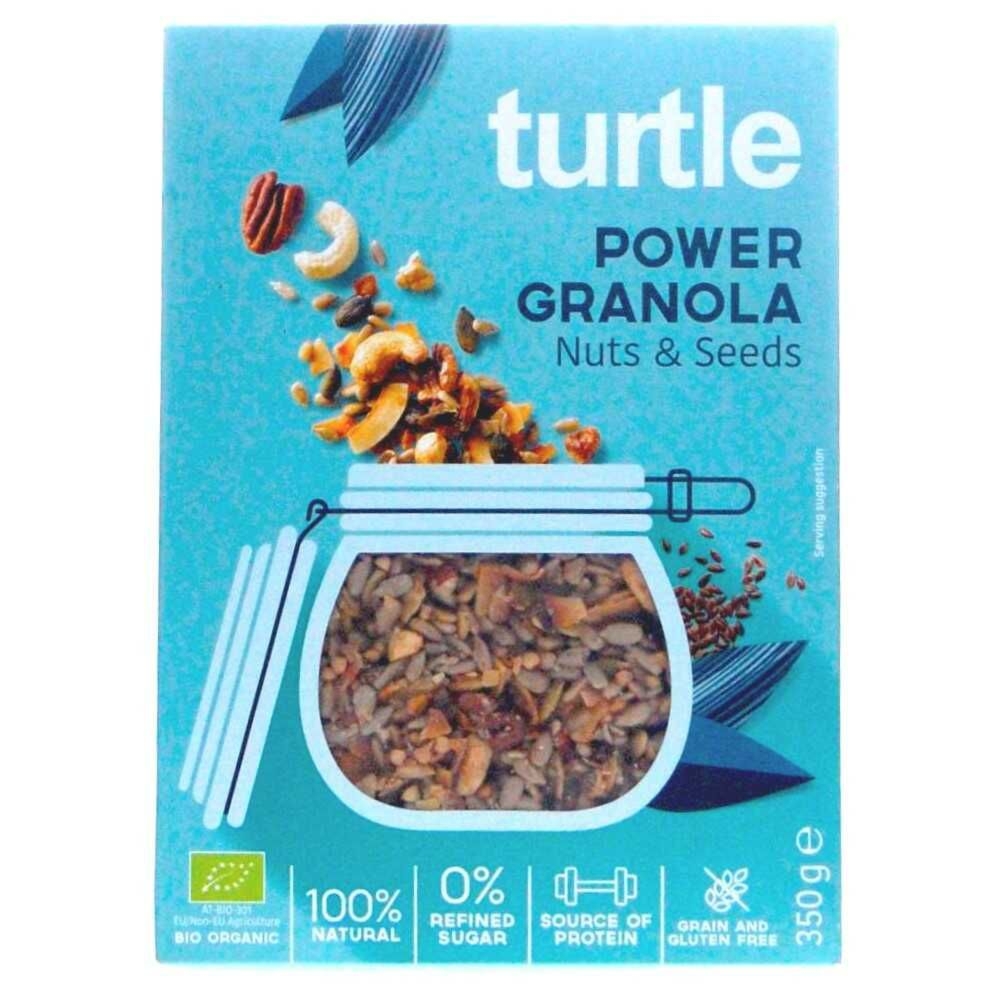Granola z Orzechami i Nasionami Bio 350 g - Turtle