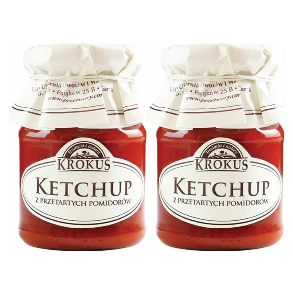 2 x Ketchup z Przetartych Pomidorów 180 g - Krokus