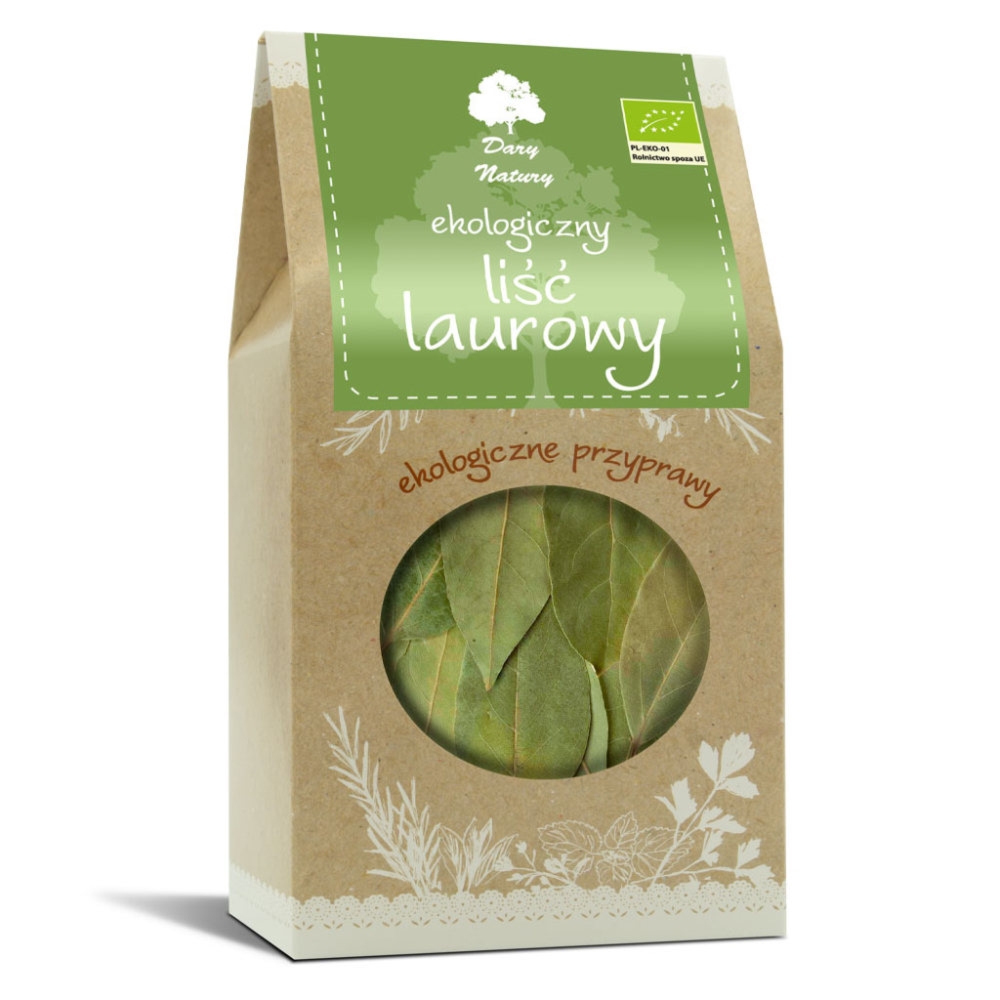 Liść Laurowy Bio 50 g - Dary Natury- Liście Laurowe