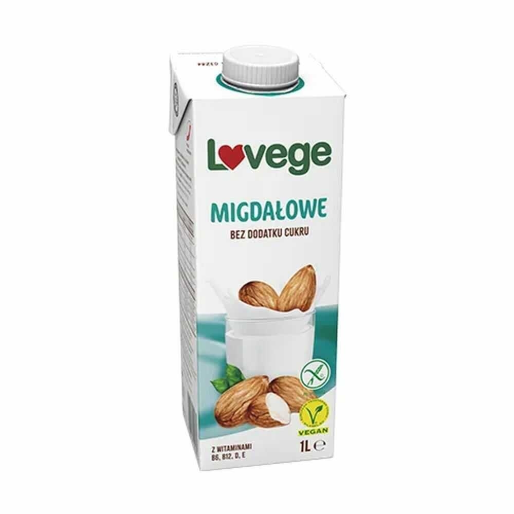 Lovege Napój Migdałowy Bez Dodatku Cukru 1 l - Sante