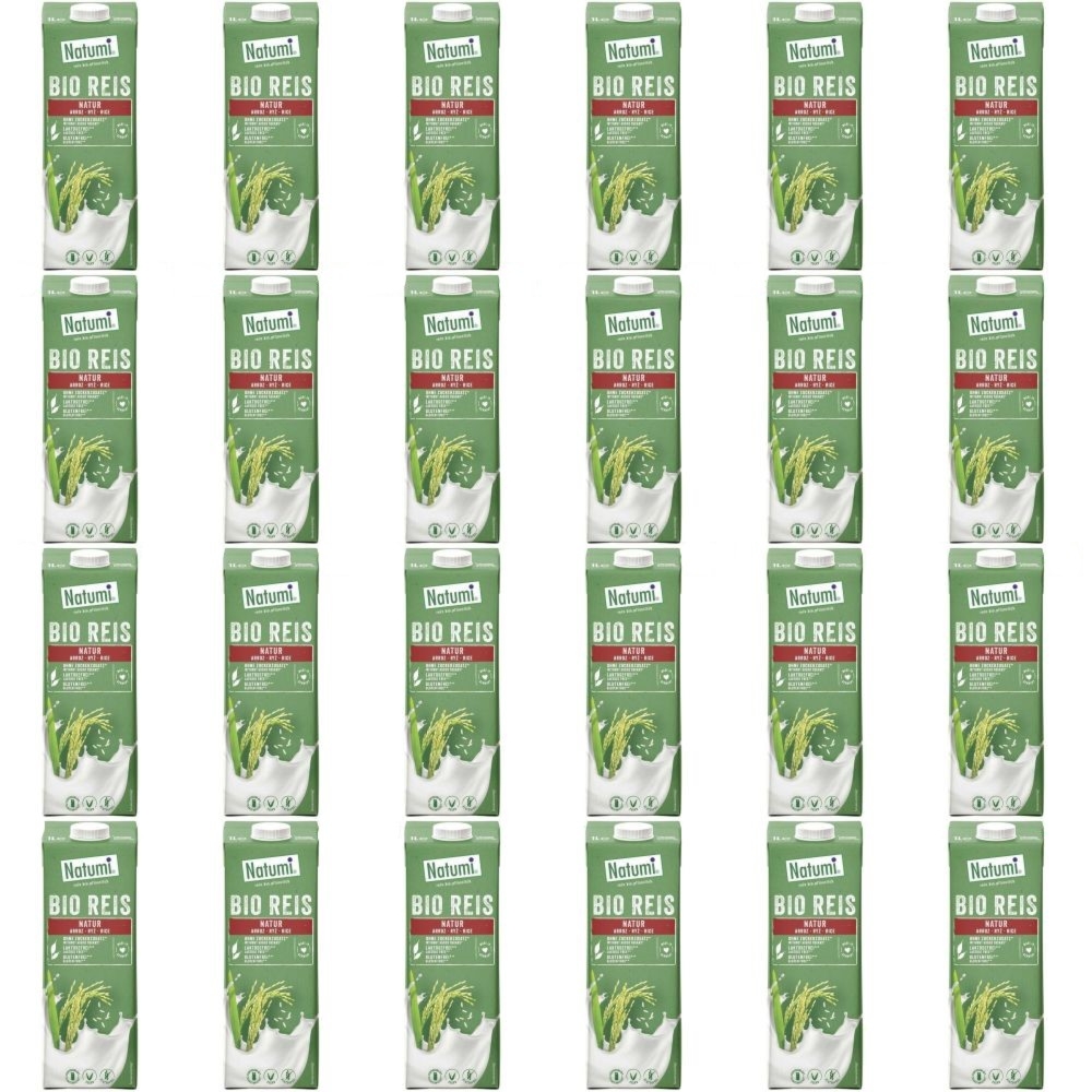 Zestaw 24 x Napój Ryżowy Bezglutenowy Bio 1L- UHT Natumi