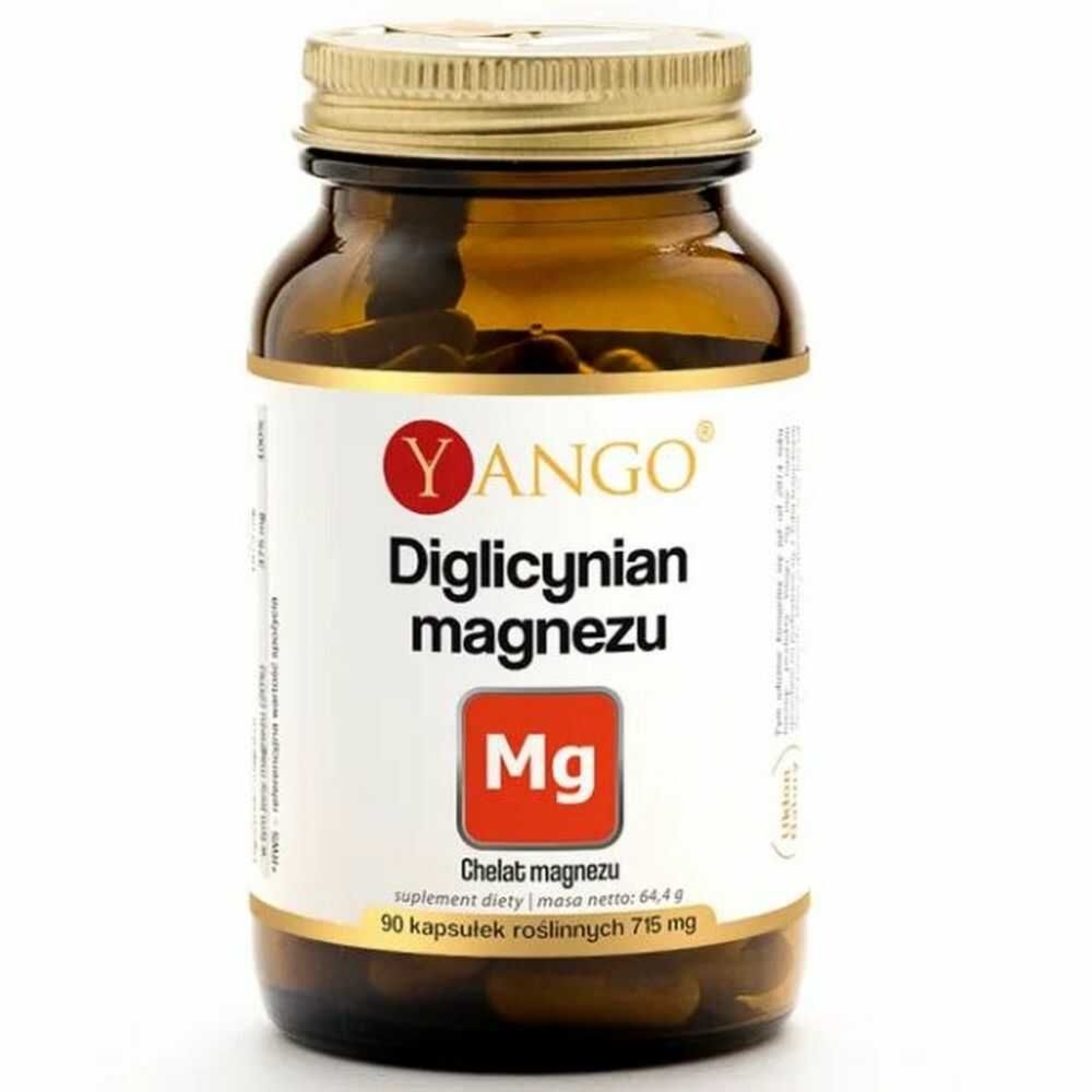 Diglicynian Magnezu (Chelat Magnezu) 90 Kapsułek - Yango