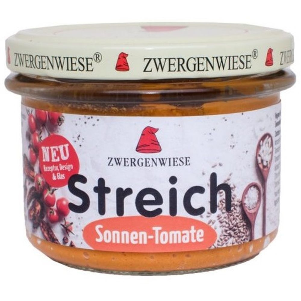Pasta Słonecznikowa z Suszonymi Pomidorami Bezglutenowa Bio 180 g - Zwergenwiese