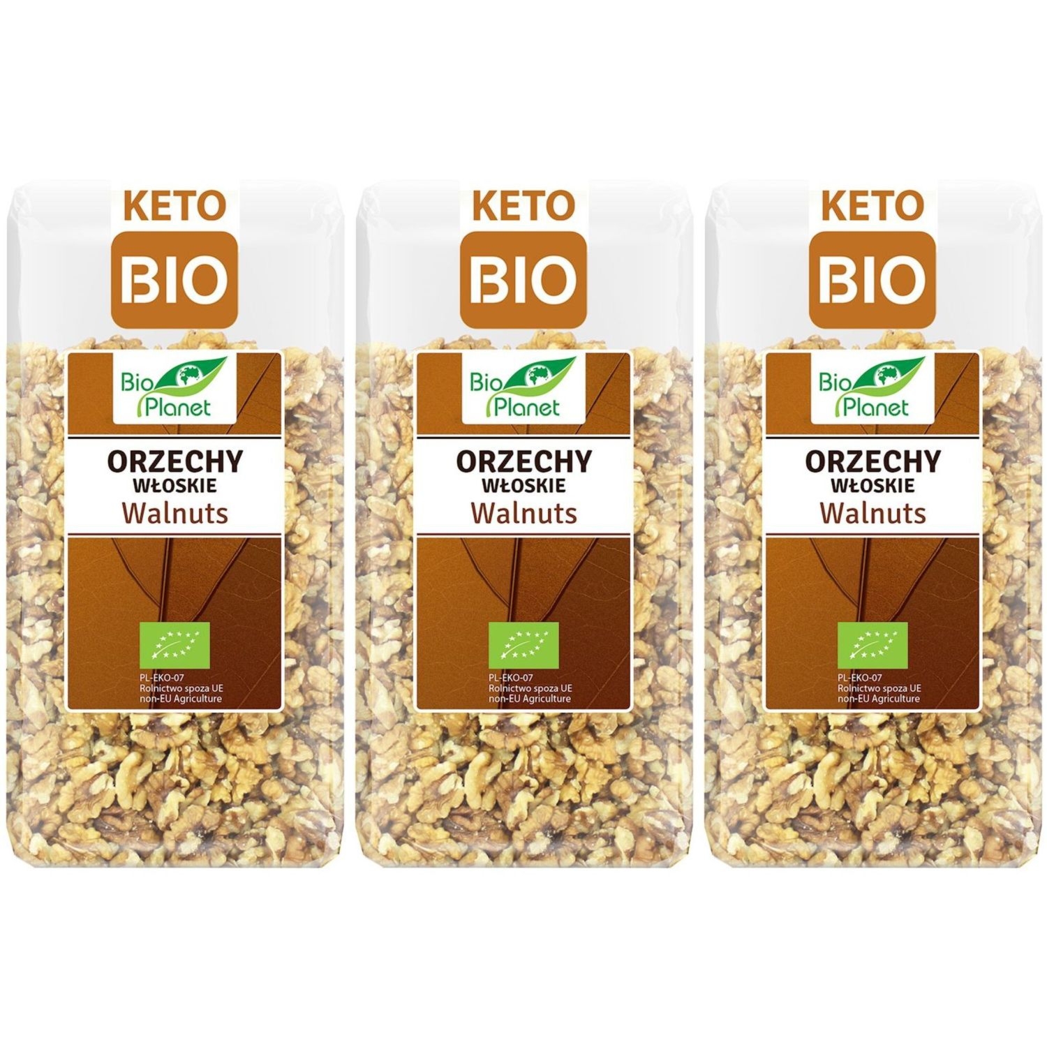 3 x Orzechy Włoskie Bio 300 g - Bio Planet