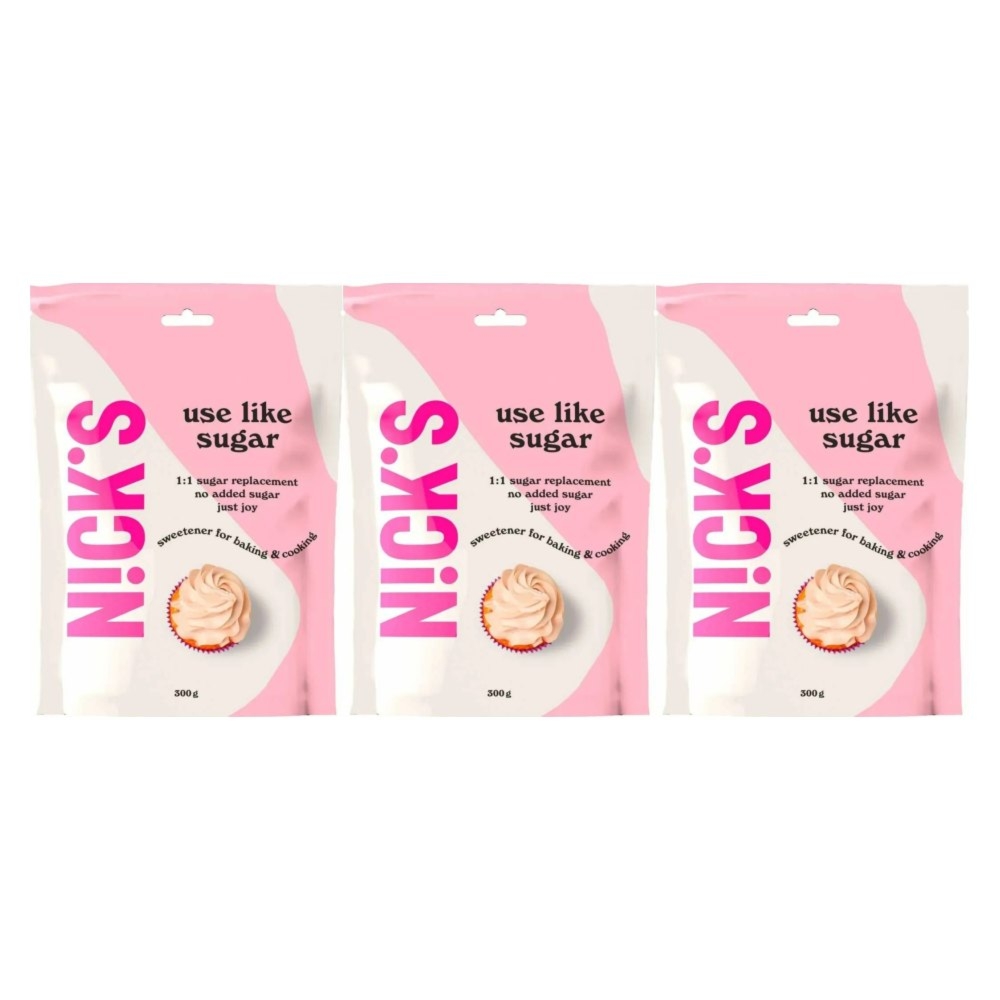 3 x Słodzik Stołowy Use Like Sugar 300 g - Nicks