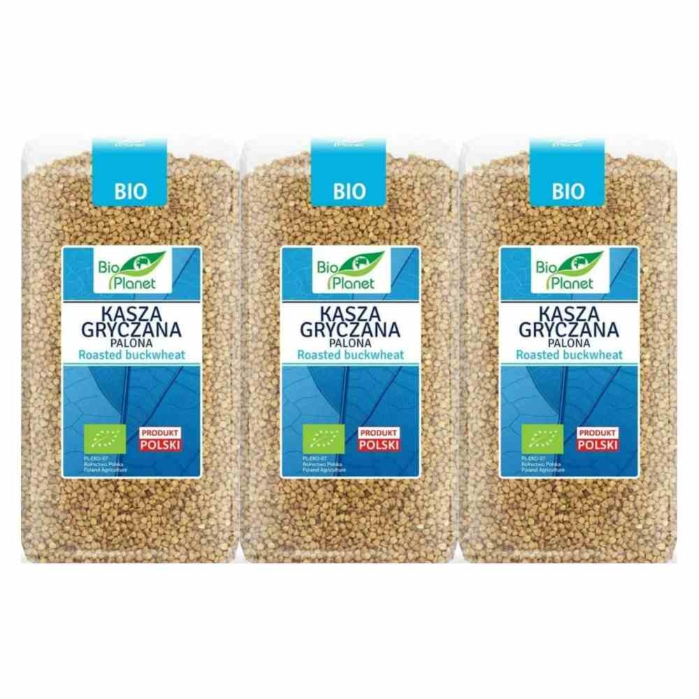 3 x Kasza Gryczana Palona Bio 500 g - Bio Planet