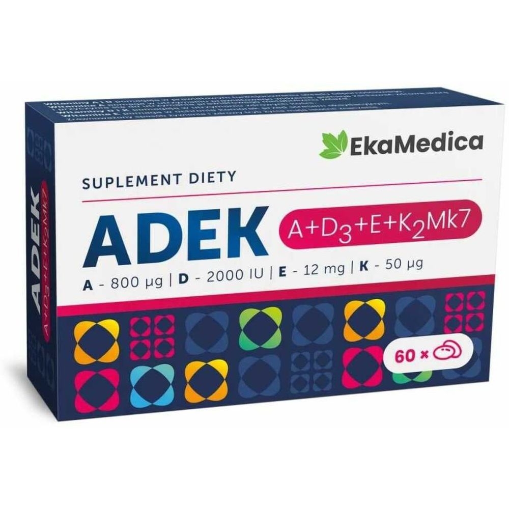 ADEK 60 Kapsułek - Ekamedica
