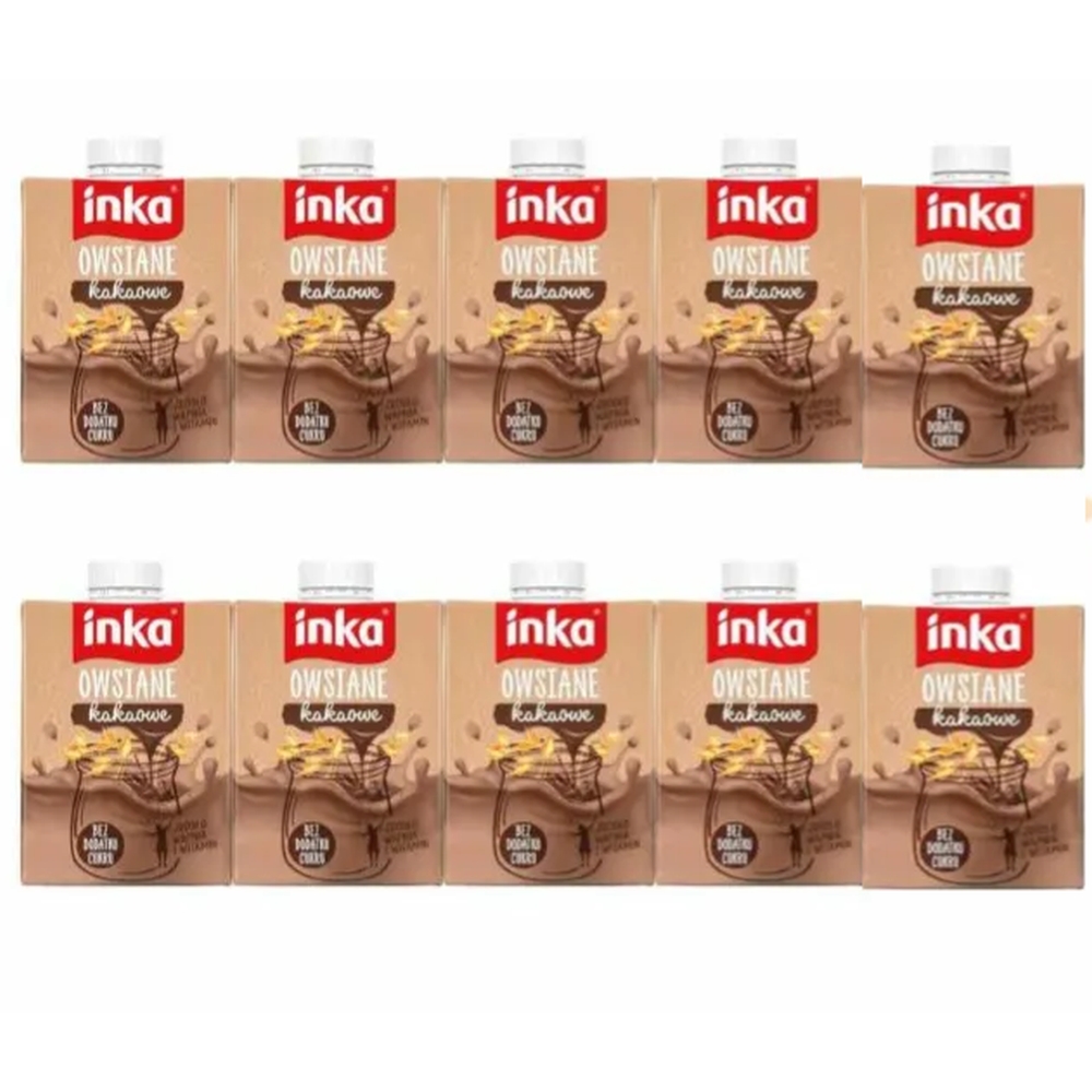 10 x Napój Owsiany z Kakao 500 ml - Inka