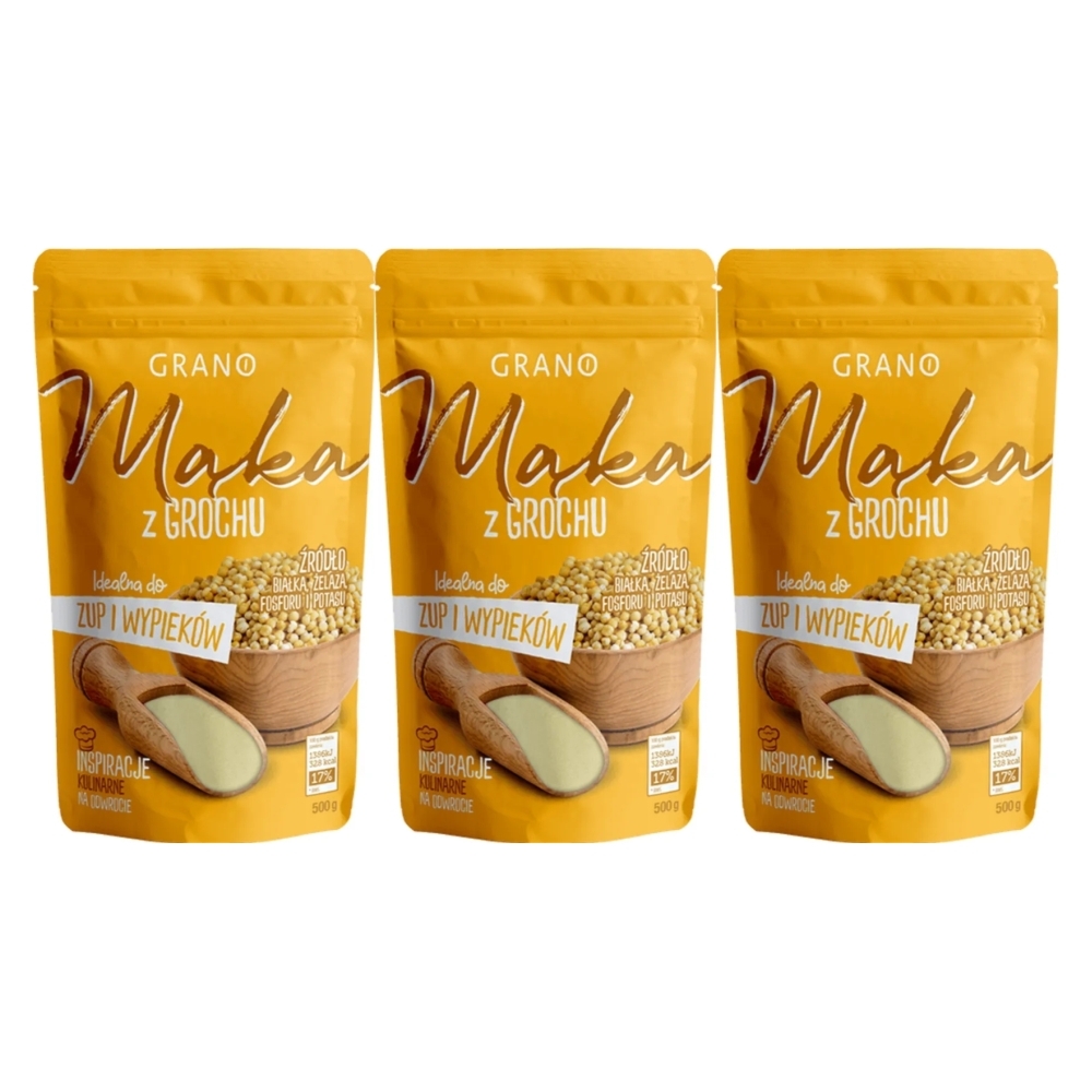 3 x Mąka Grochowa 500 g - Grano