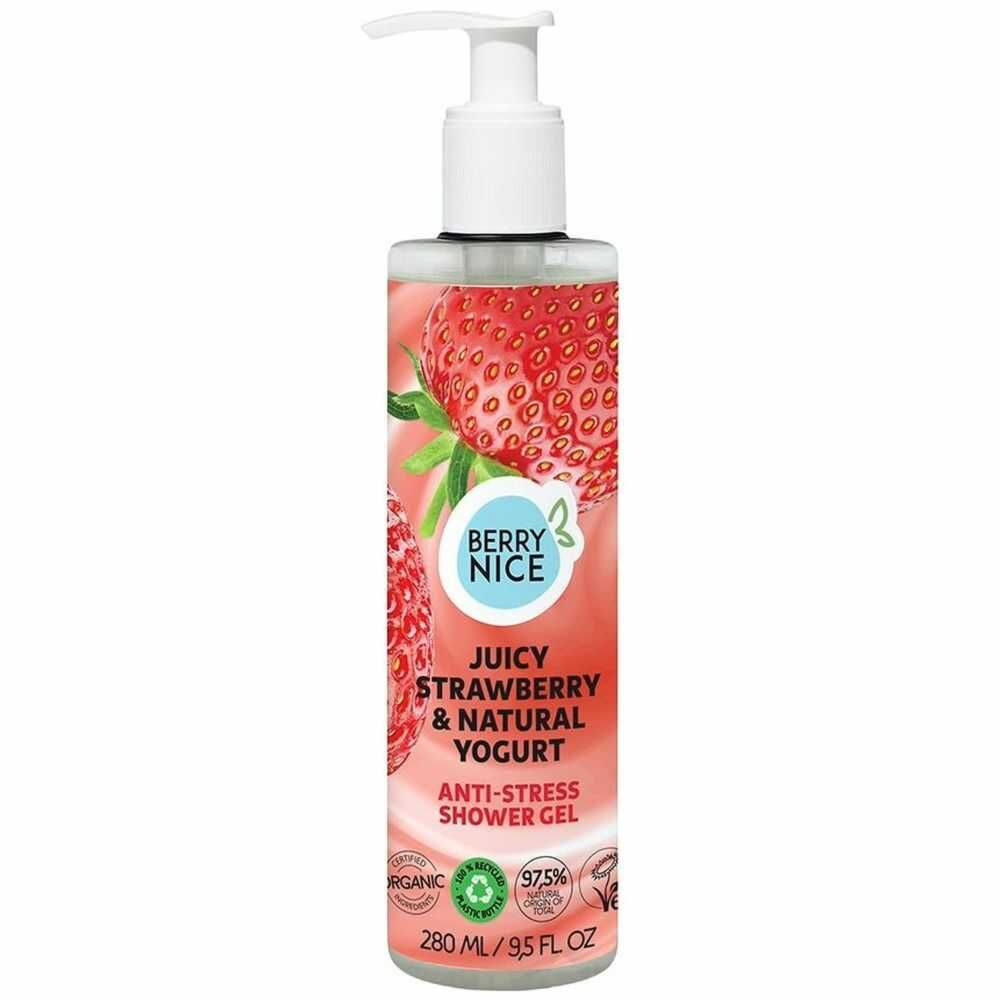 Żel Pod Prysznic Soczysta Truskawka and Jogurt 280 ml - Berry Nice