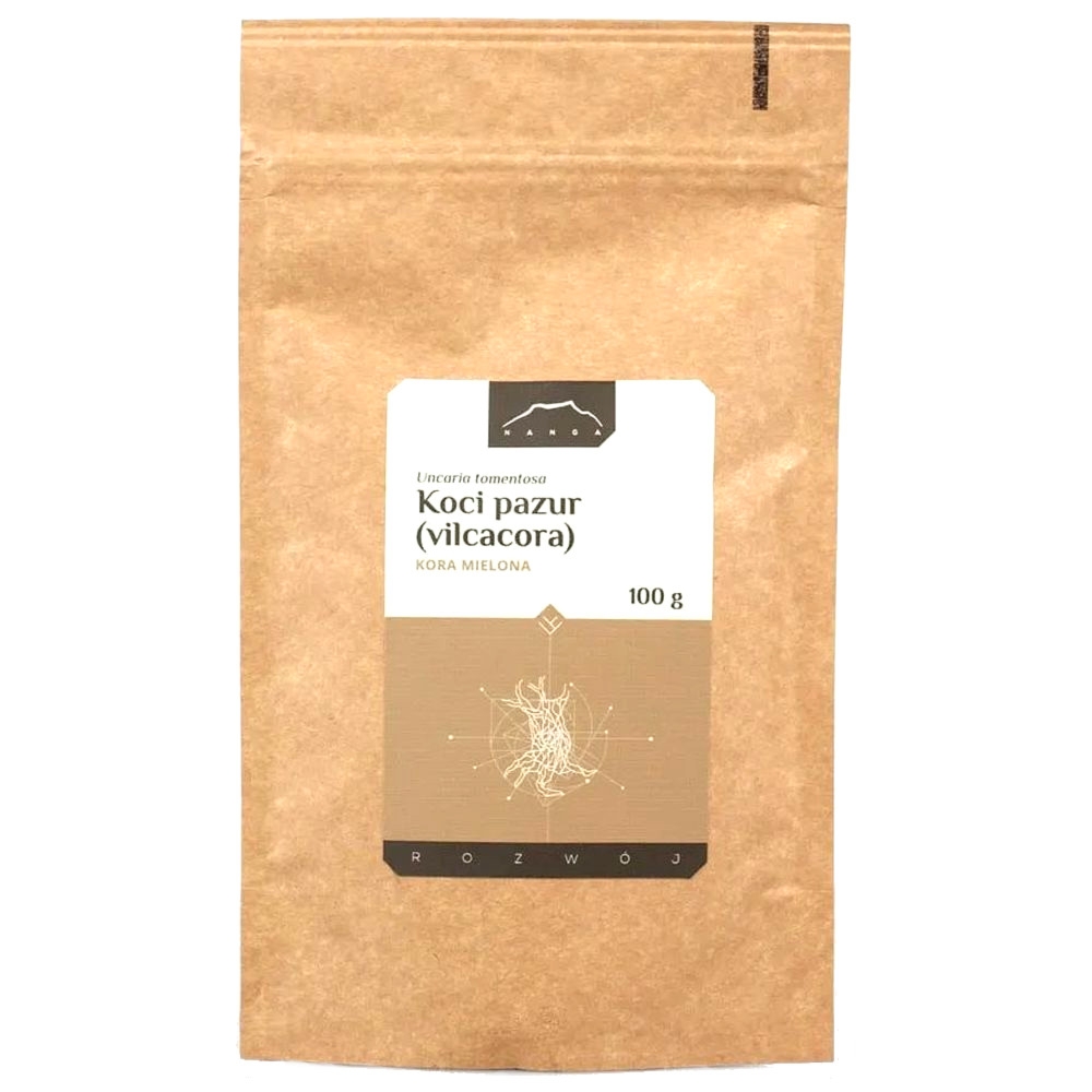 Koci Pazur Kora Mielona (Vilcacora) 100 g - Nanga