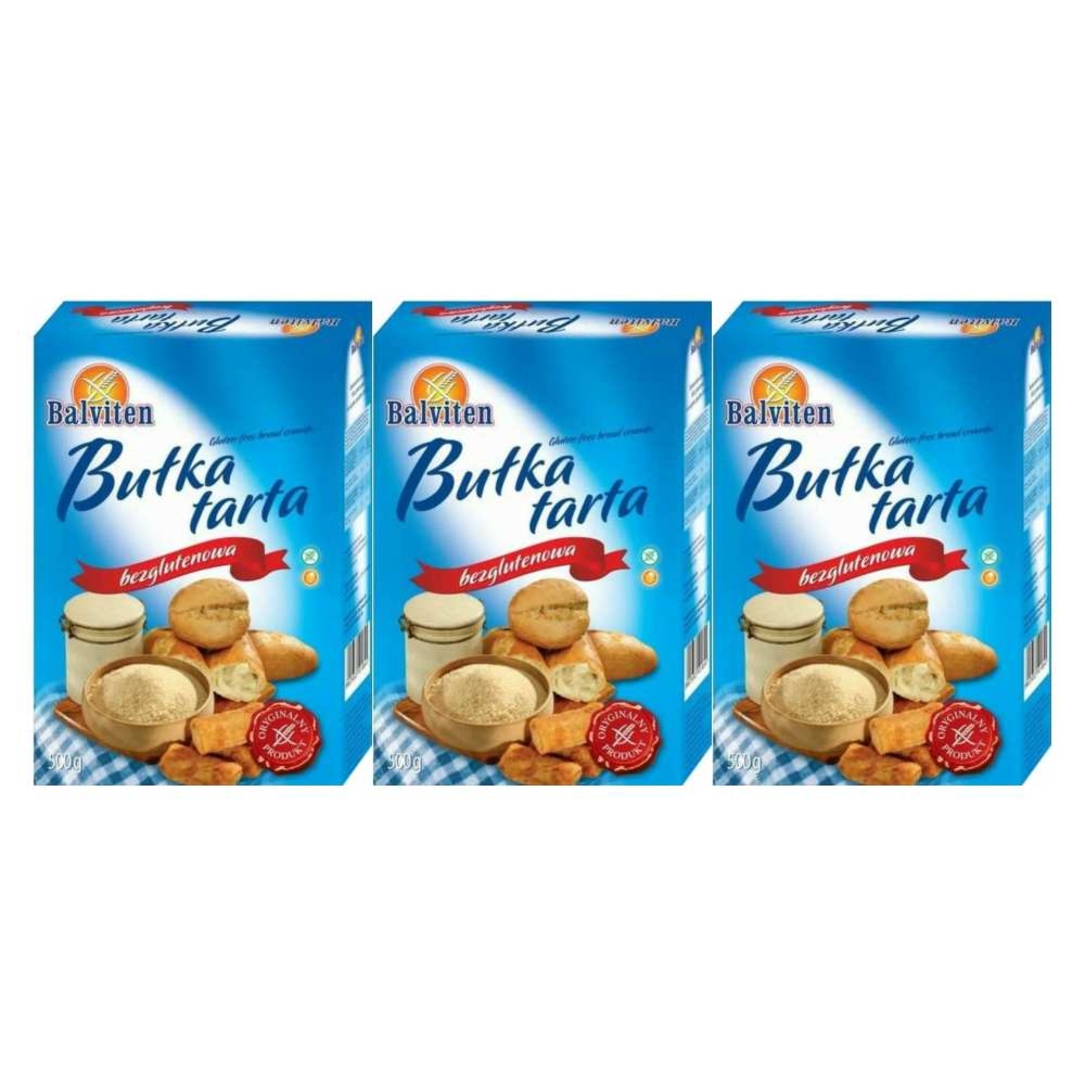 3 x Bułka Tarta Bezglutenowa 500 g - Balviten