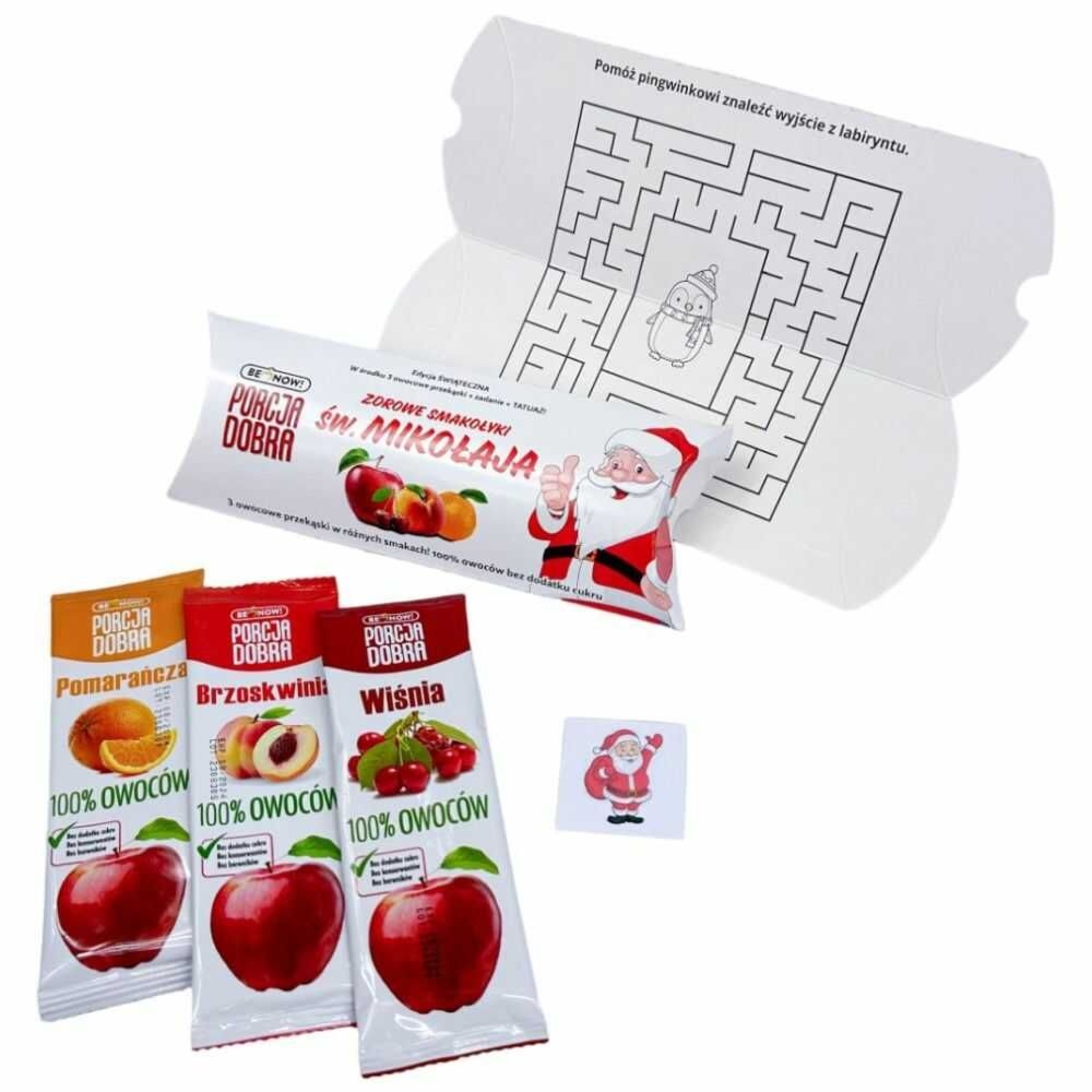 Świąteczny Zestaw Owocowych Przekąsek 48 g (3x16g) - Porcja Dobra