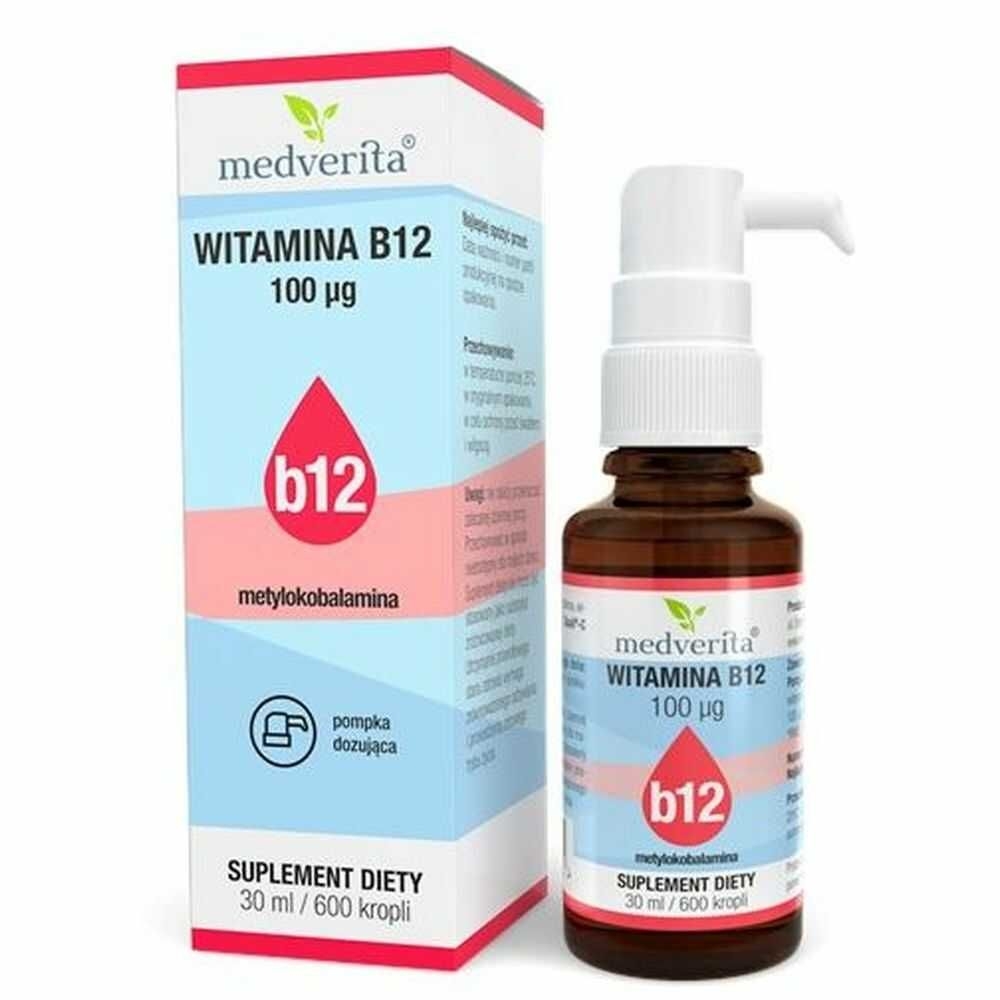 Фото - Вітаміни й мінерали Witamina B12 30 ml  - Medverita(600 Kropli)