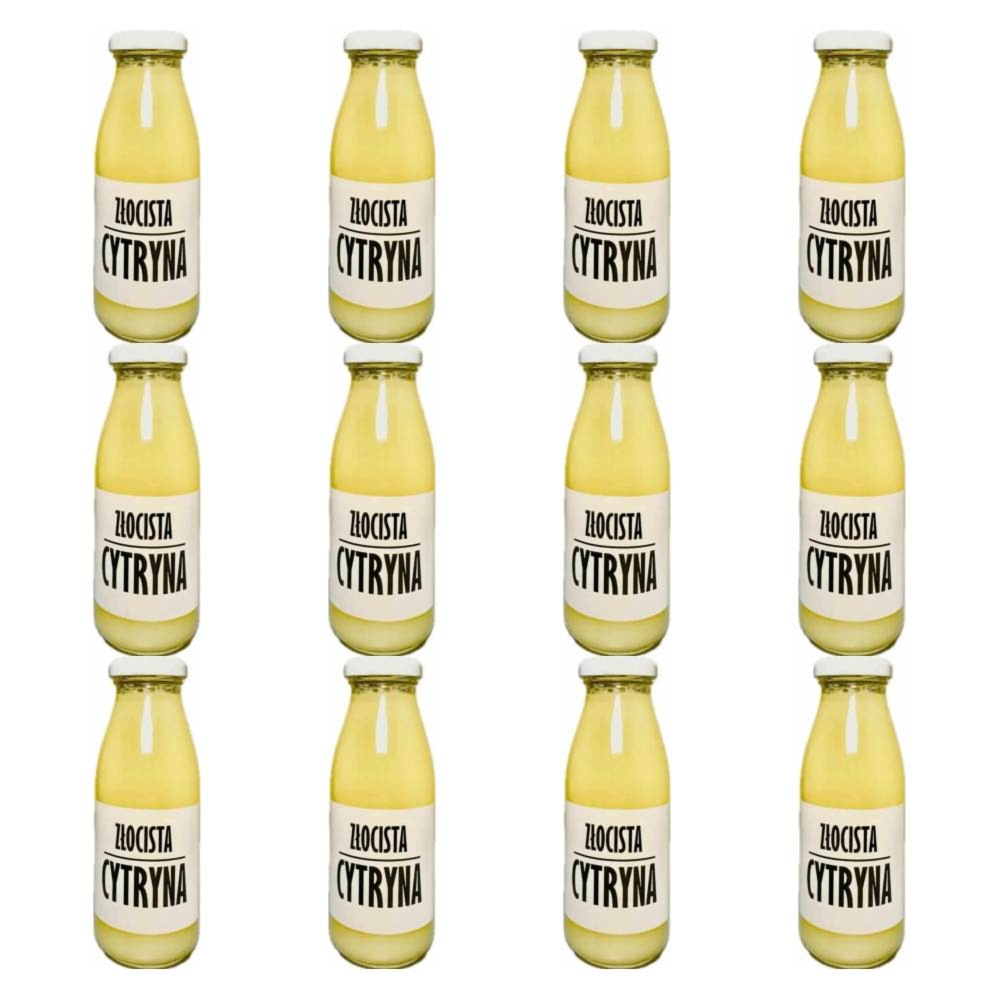 12 x Sok z Cytryny Złocista Cytryna 250 ml - Sadvit