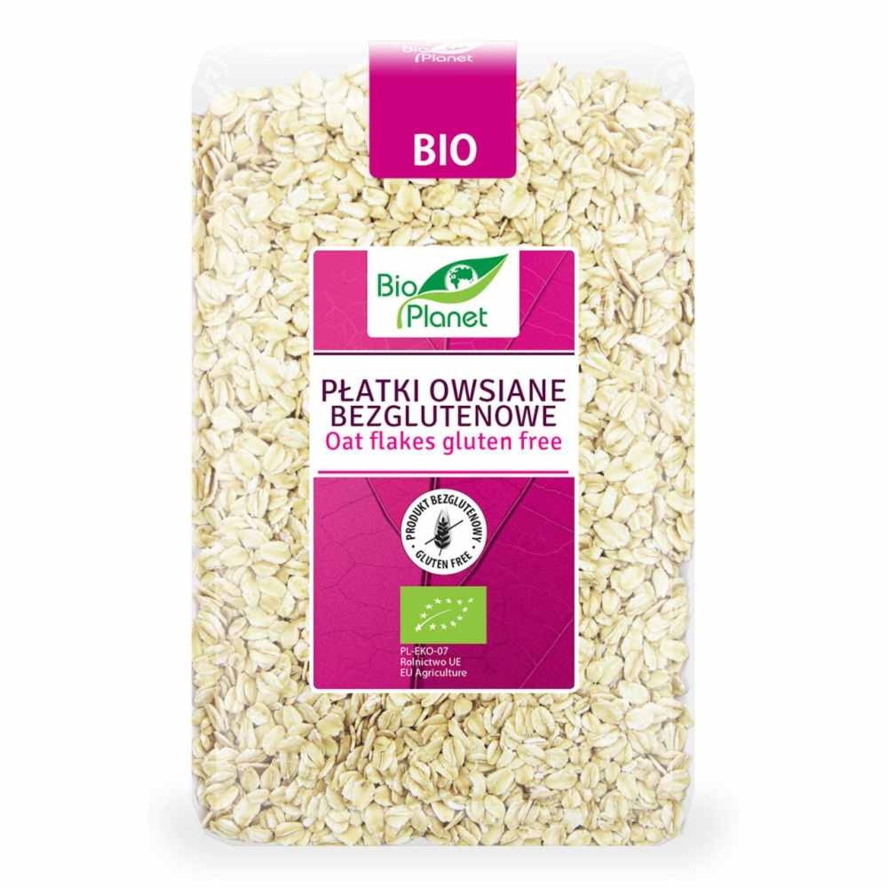 Płatki Owsiane Bezglutenowe Bio 1 kg - Bio Planet