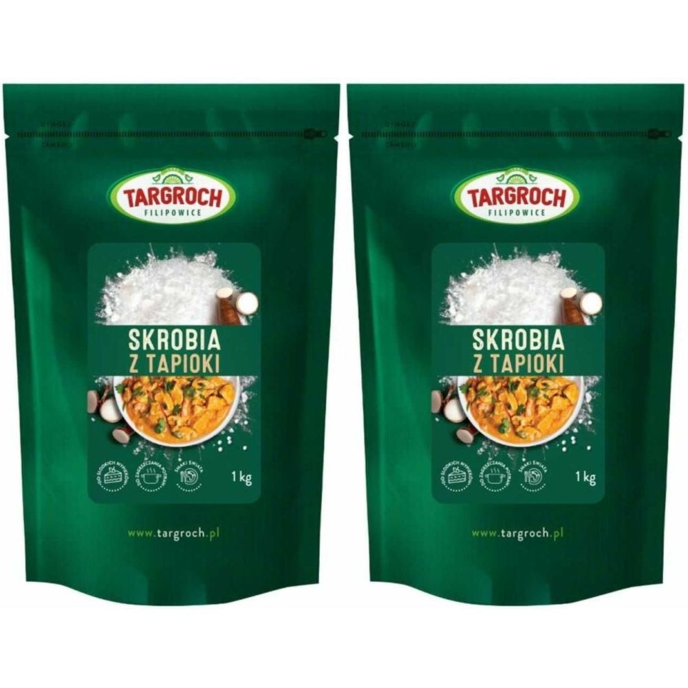 Zestaw 2 x Skrobia (Mąka z Tapioki) 1 kg - Targroch