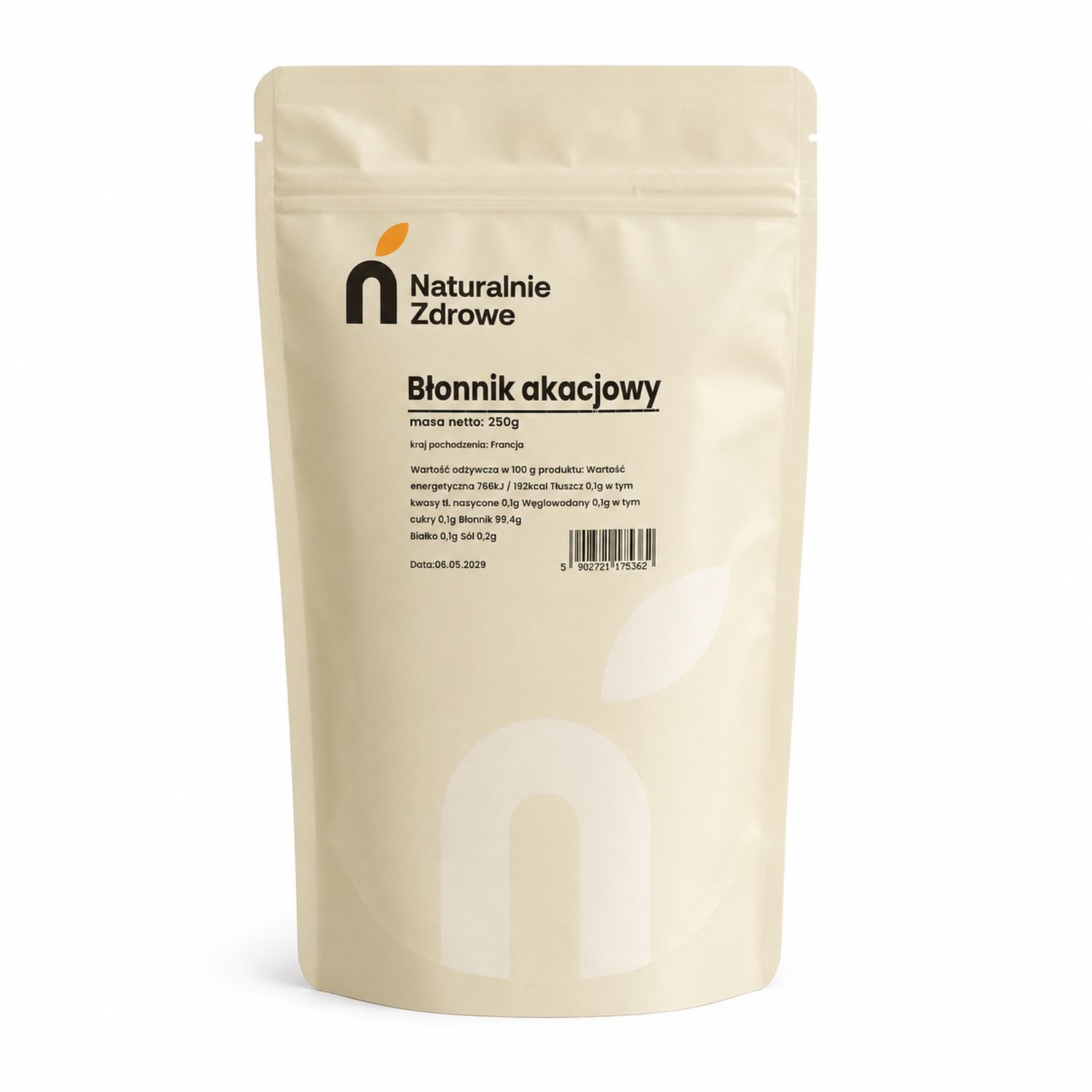 Błonnik Akacjowy 250 g - Naturalnie Zdrowe
