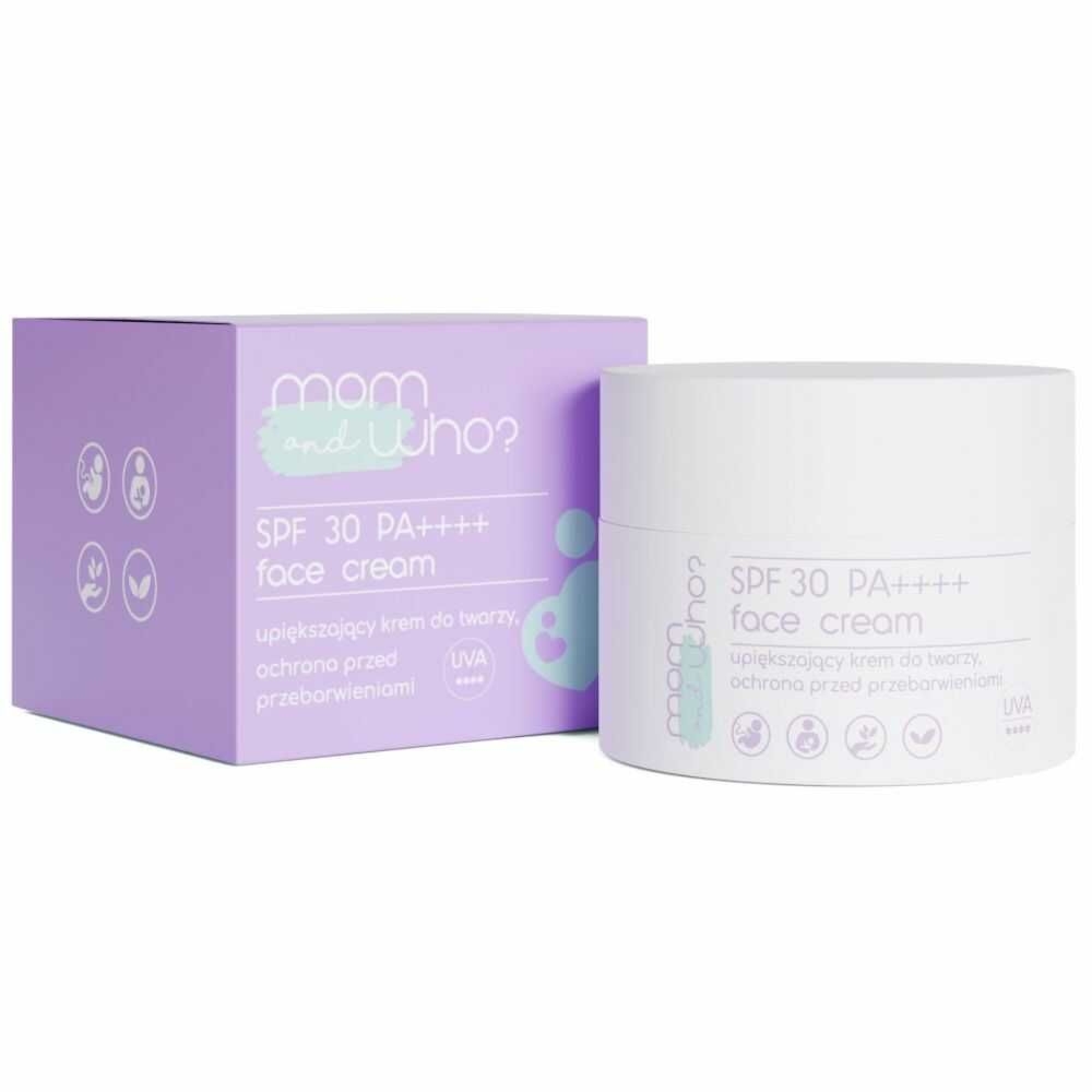 Upiększający Krem Do Twarzy SPF 30 Ochrona Przed Przebarwieniami 50 ml - Mom And Who?