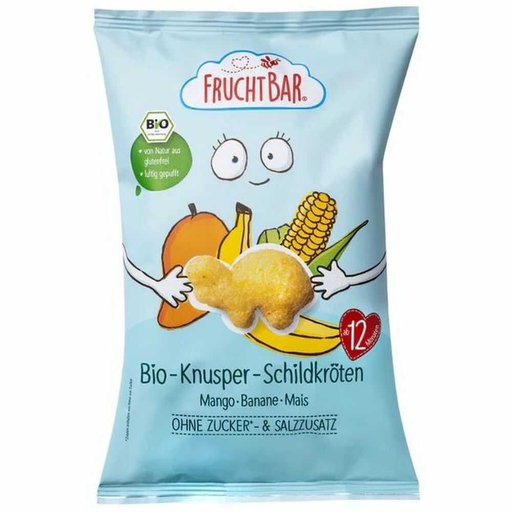Chrupki Kukurydziane Mango-Banan BIO 30 g - FruchtBAR